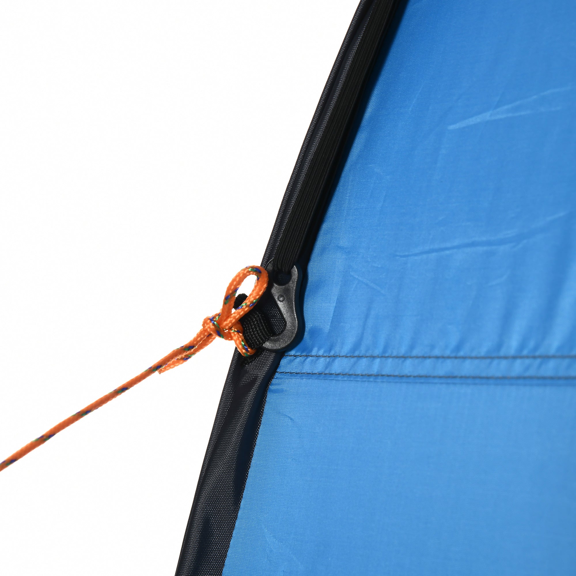 Tenda de Privacidade Portátil – 126x124x189 cm – Azul – Poliéster e Aço