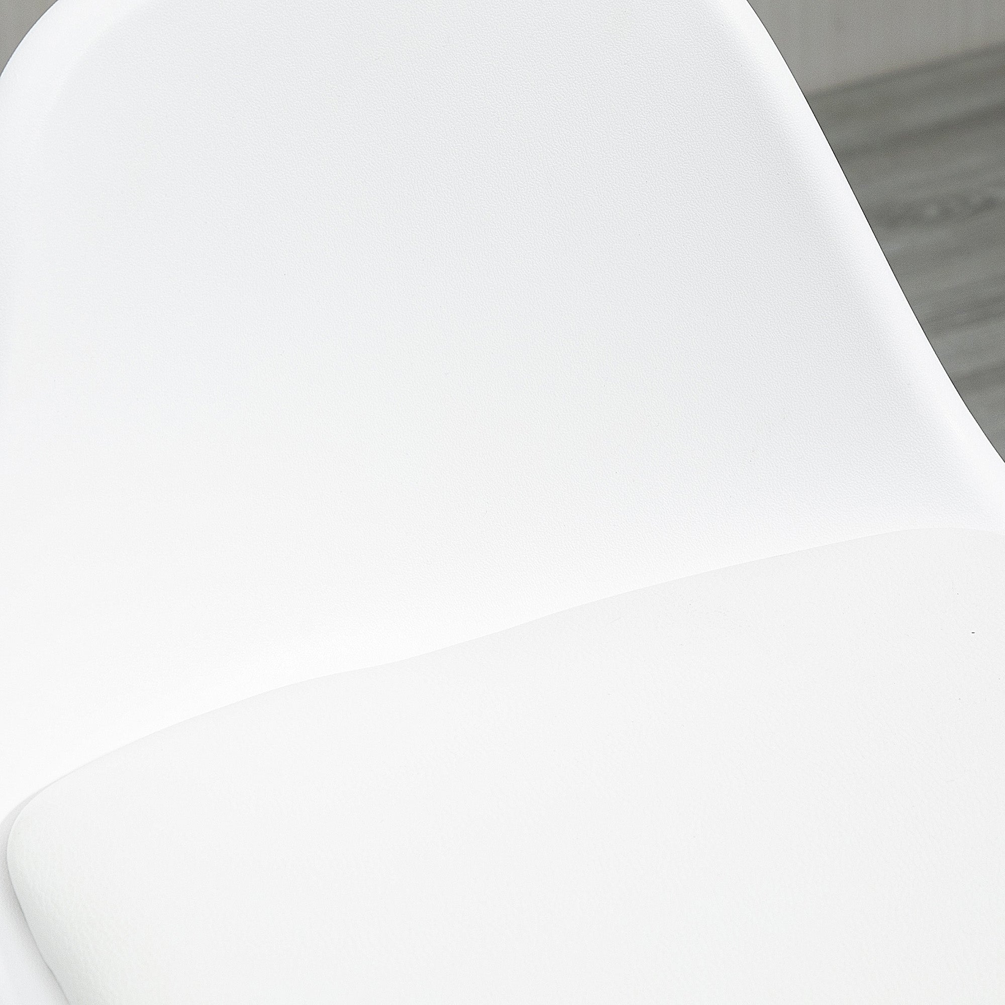 Bancos de Bar Estofados em PU – 38,5x42,5x91cm – Branco