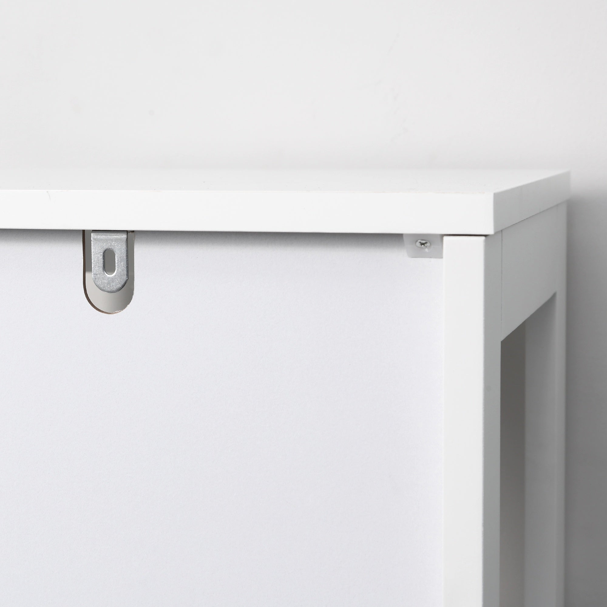 Estante de Casa de Banho – 30x30x140cm – Branco – MDF
