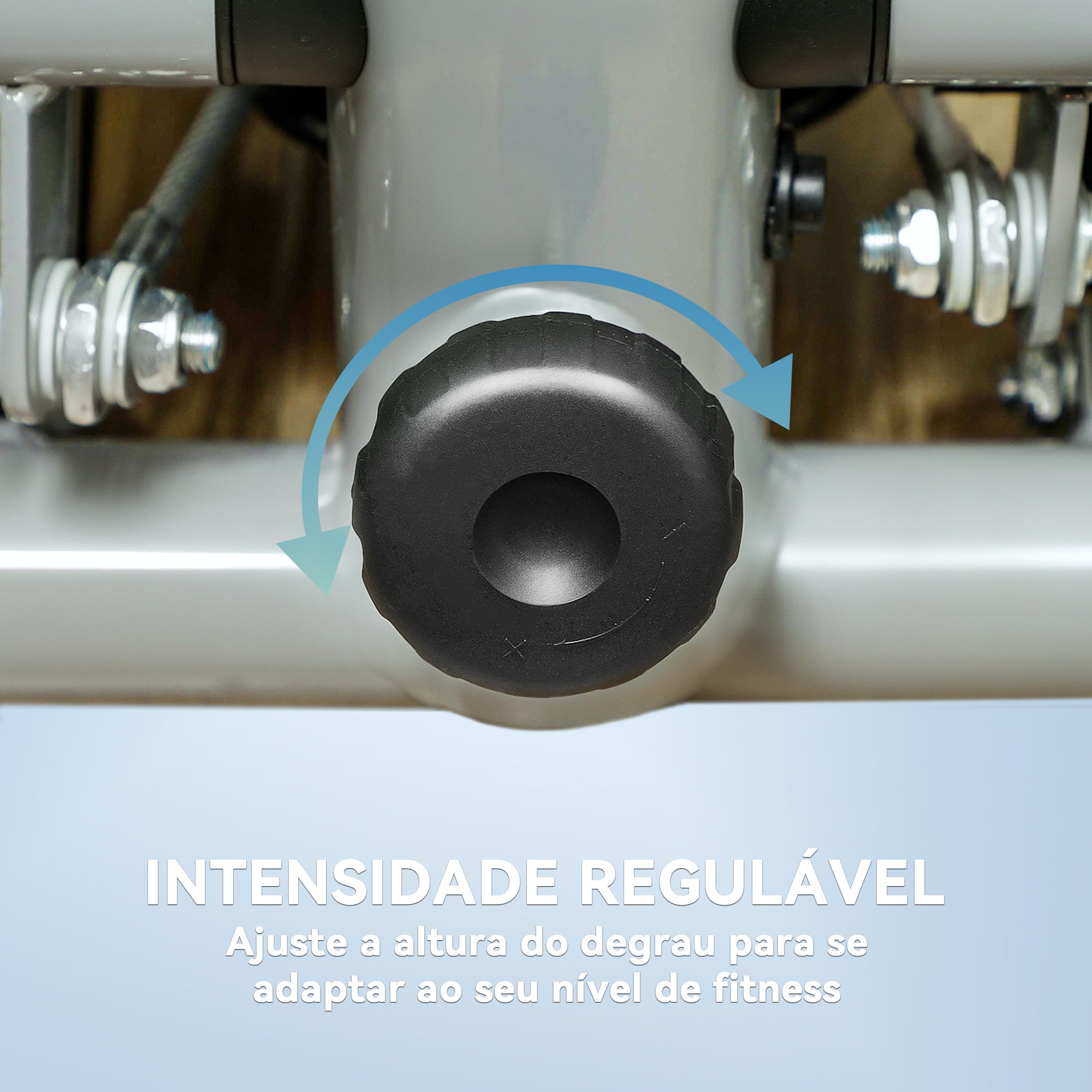 Mini Step Compacto com Bandas de Resistência 41x30,5x18,5 cm Cinzento