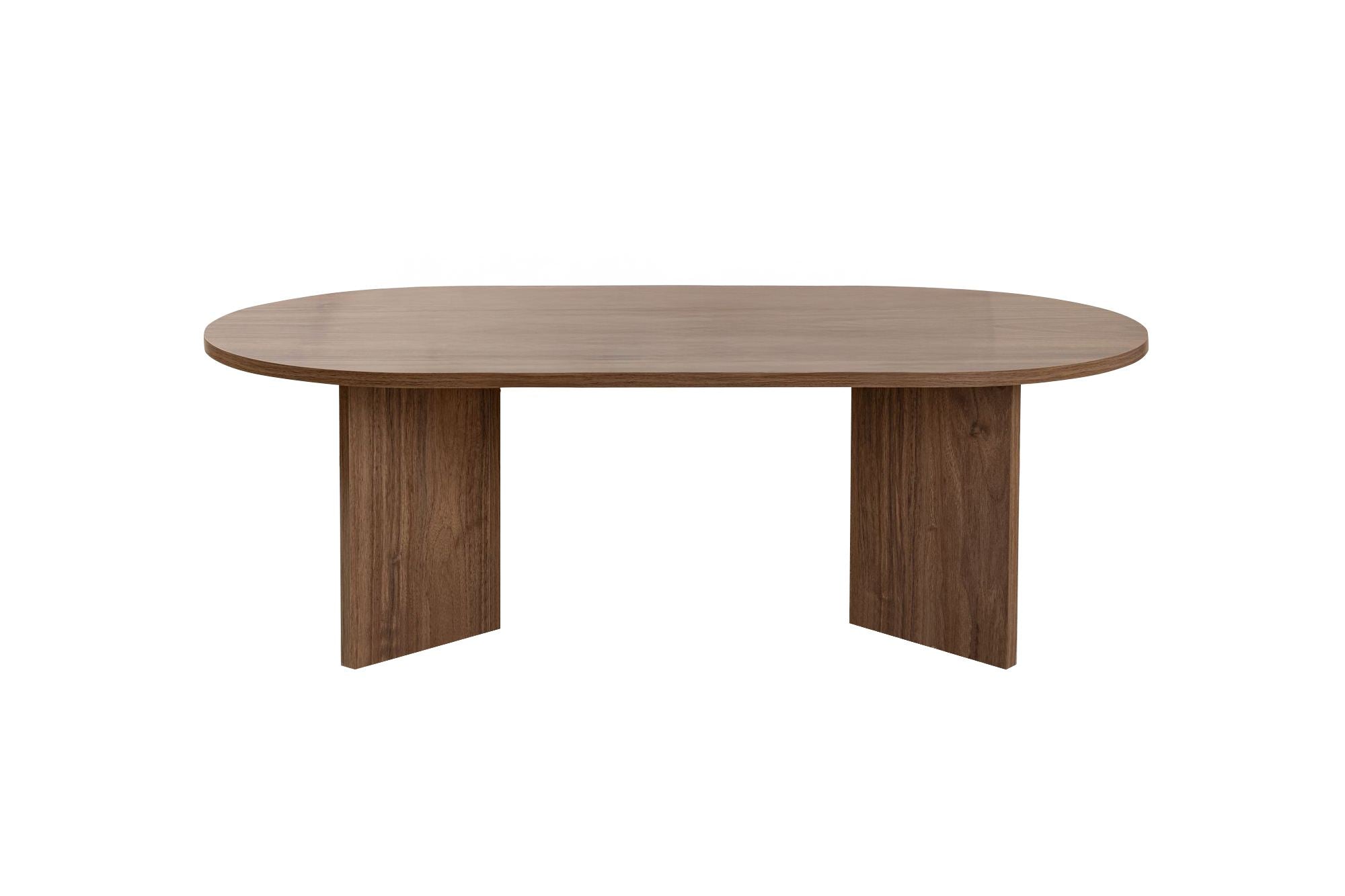 Mesa de Centro – 119 x 60 x 40 cm – Nogueira – Painel de partículas revestido a melamina