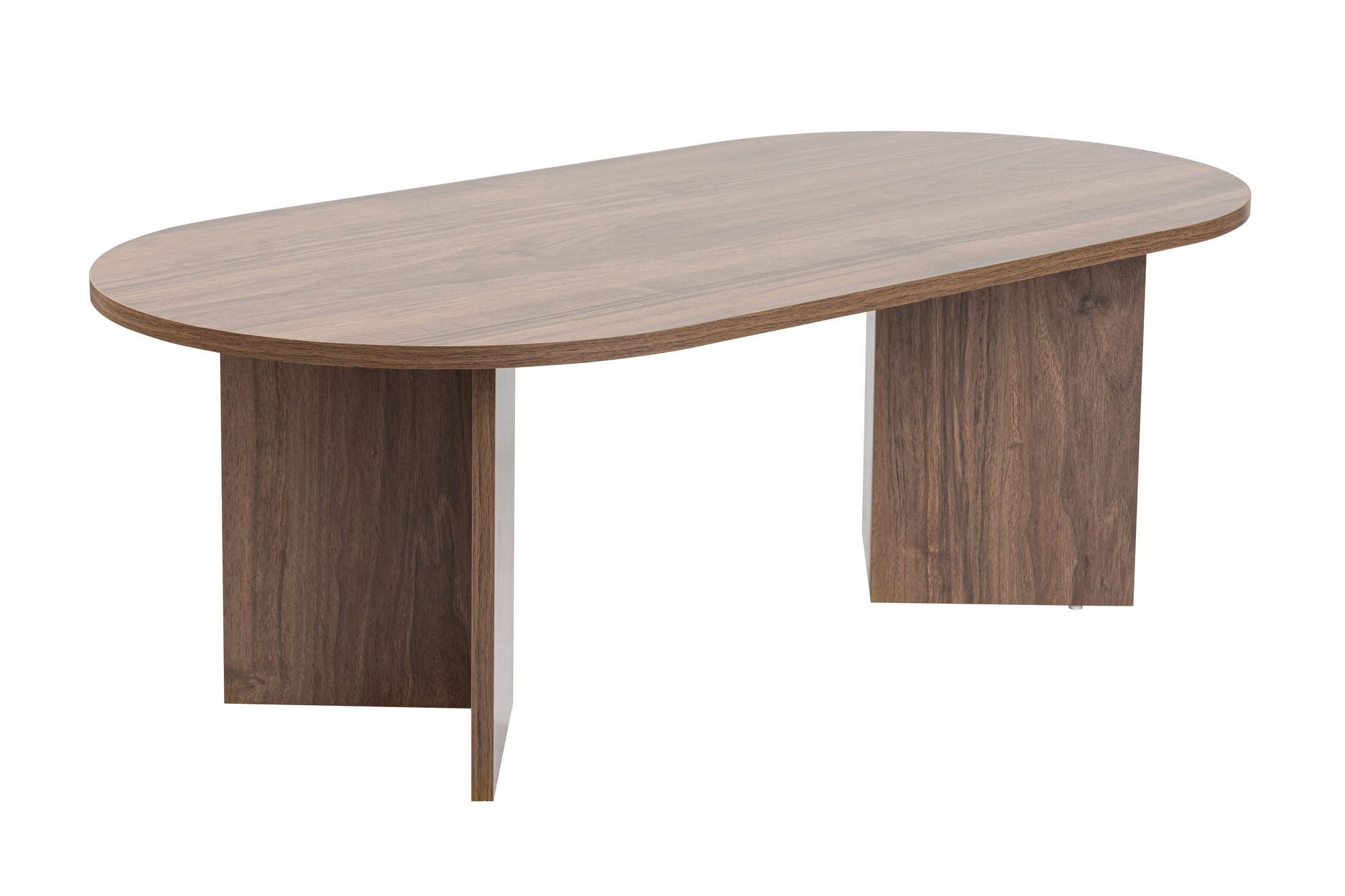 Mesa de Centro – 119 x 60 x 40 cm – Nogueira – Painel de partículas revestido a melamina