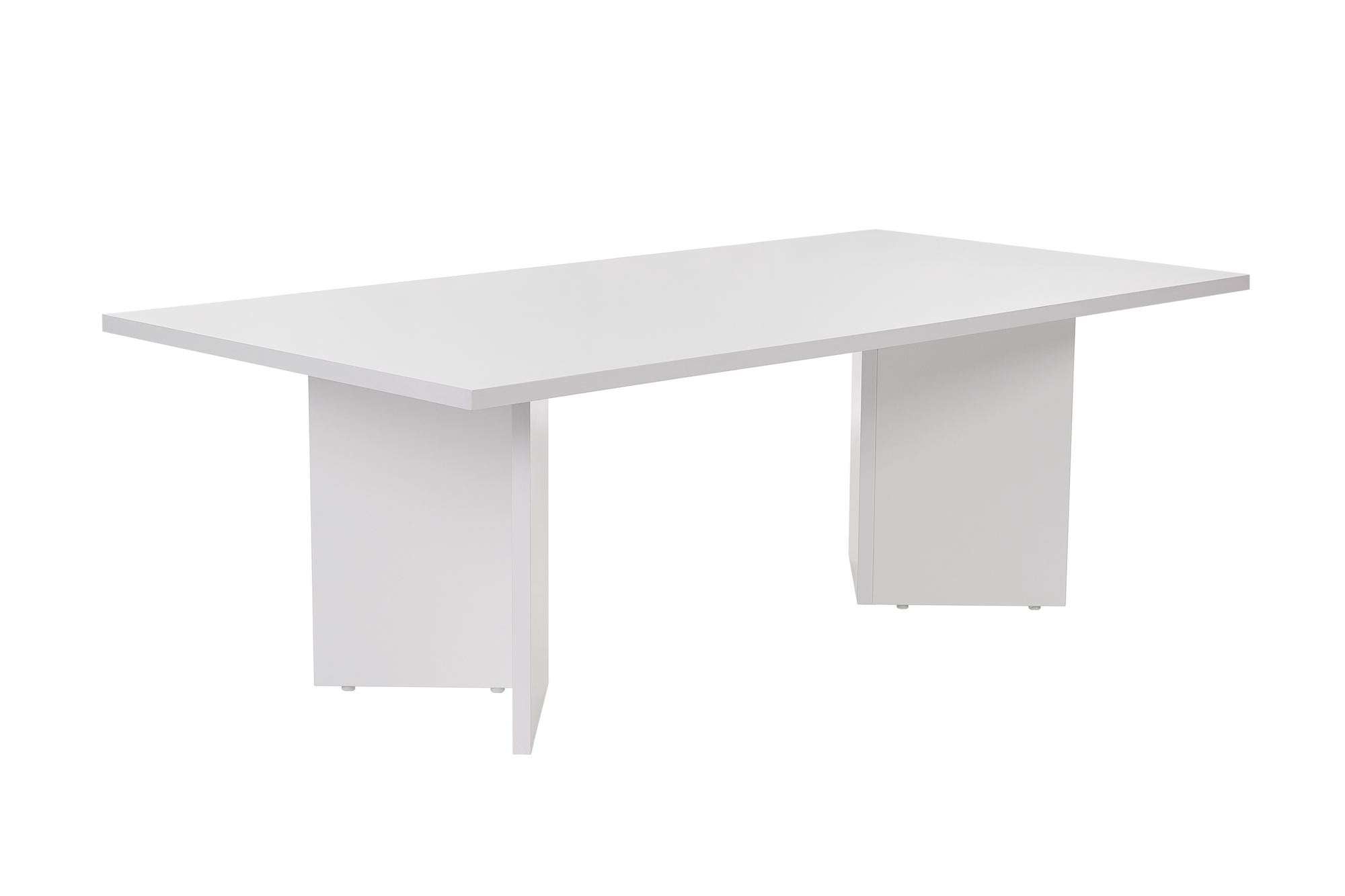 Mesa de Centro – 119cm x 40cm x 60cm – Branca – Aglomerado Revestido de Melamina