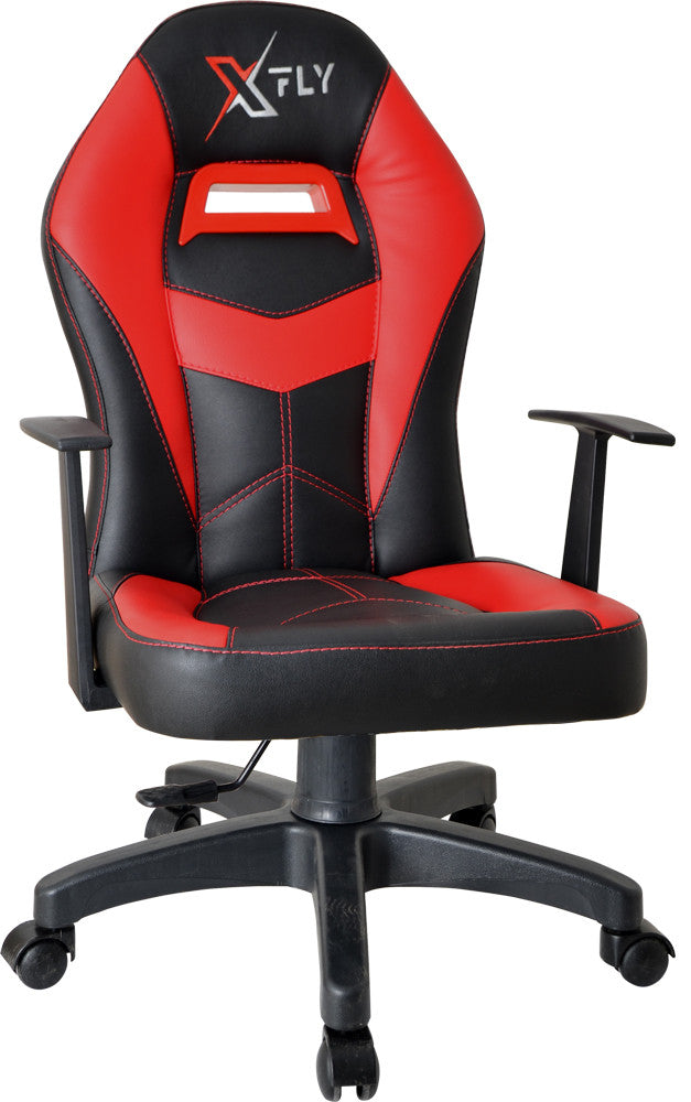 Cadeira Gamer – 60 cm x 113 cm x 43 cm – Vermelho e Preto – Poliuretano