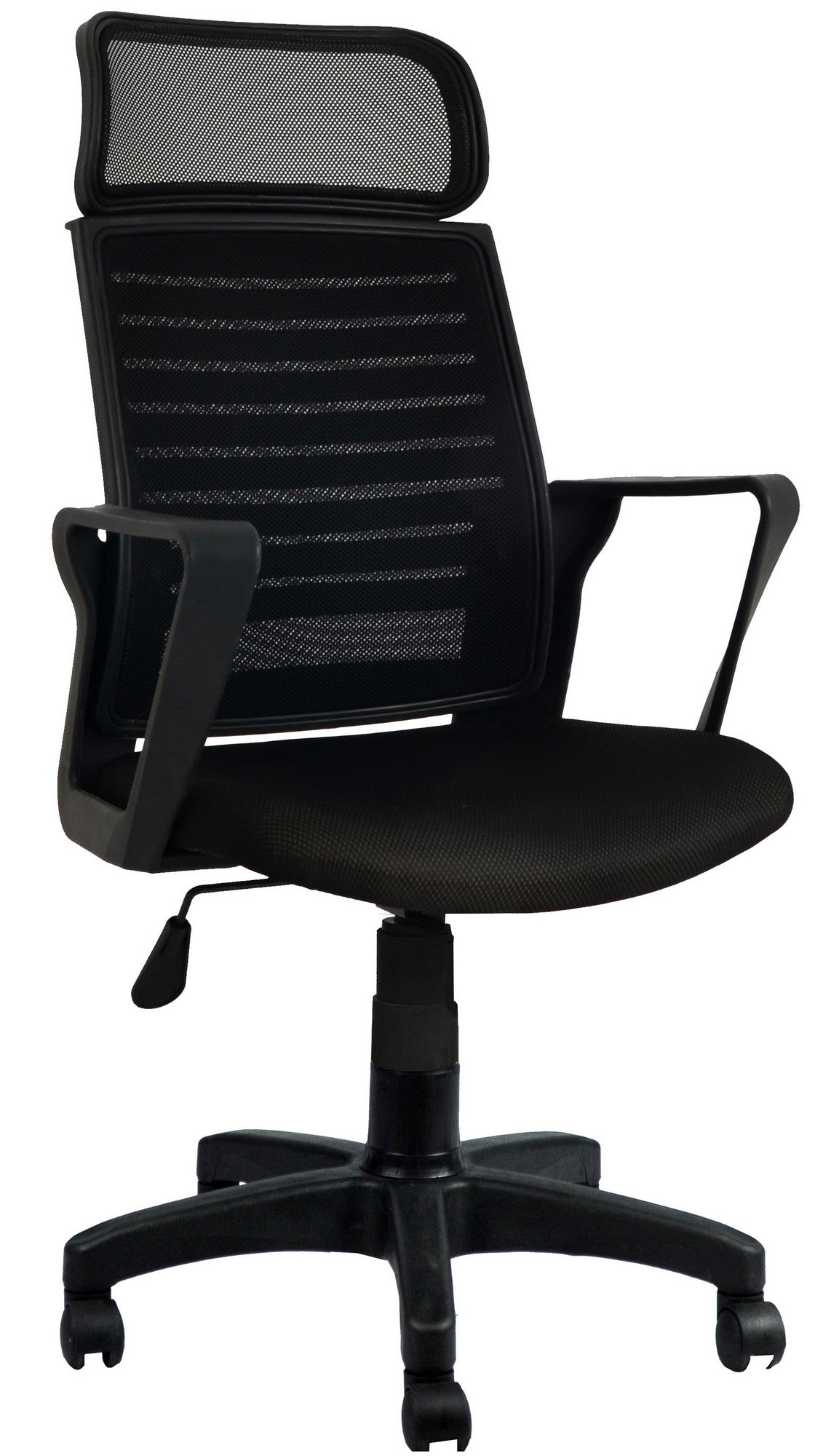 Cadeira de escritório – 56 cm x 110 cm x 48 cm – Preto – Poliuretano