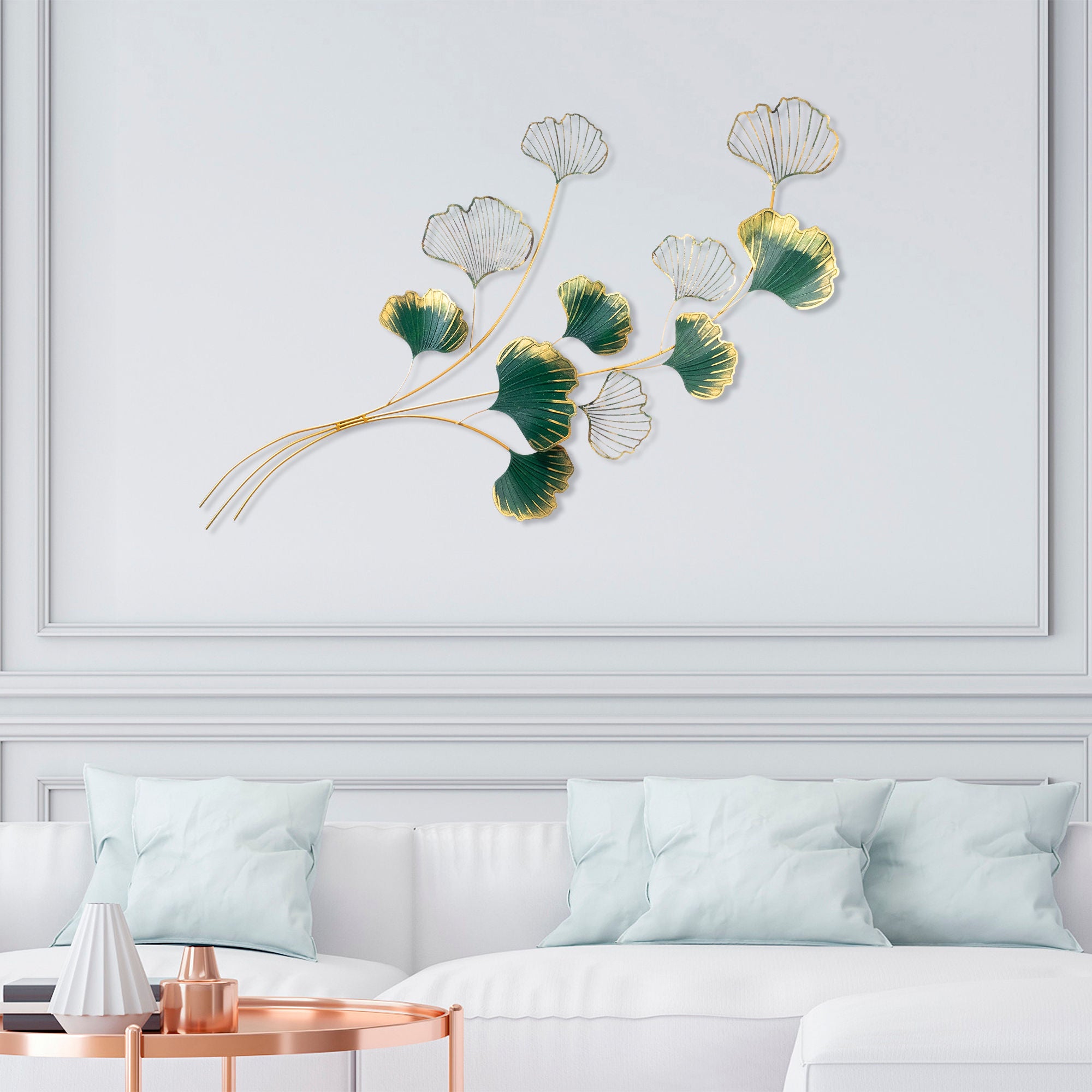 Acessório decorativo de parede – 120 x 4 x 100 cm – metal – 100% metal