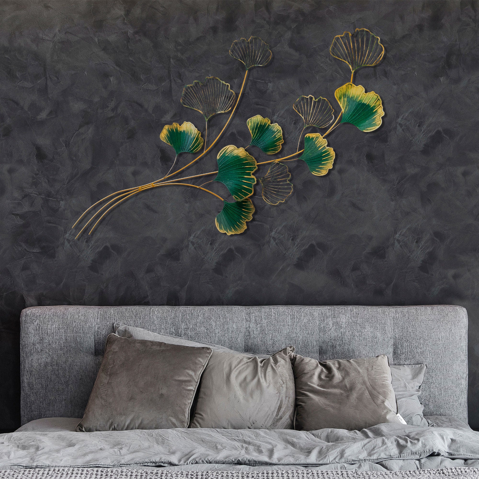 Acessório decorativo de parede – 120 x 4 x 100 cm – metal – 100% metal