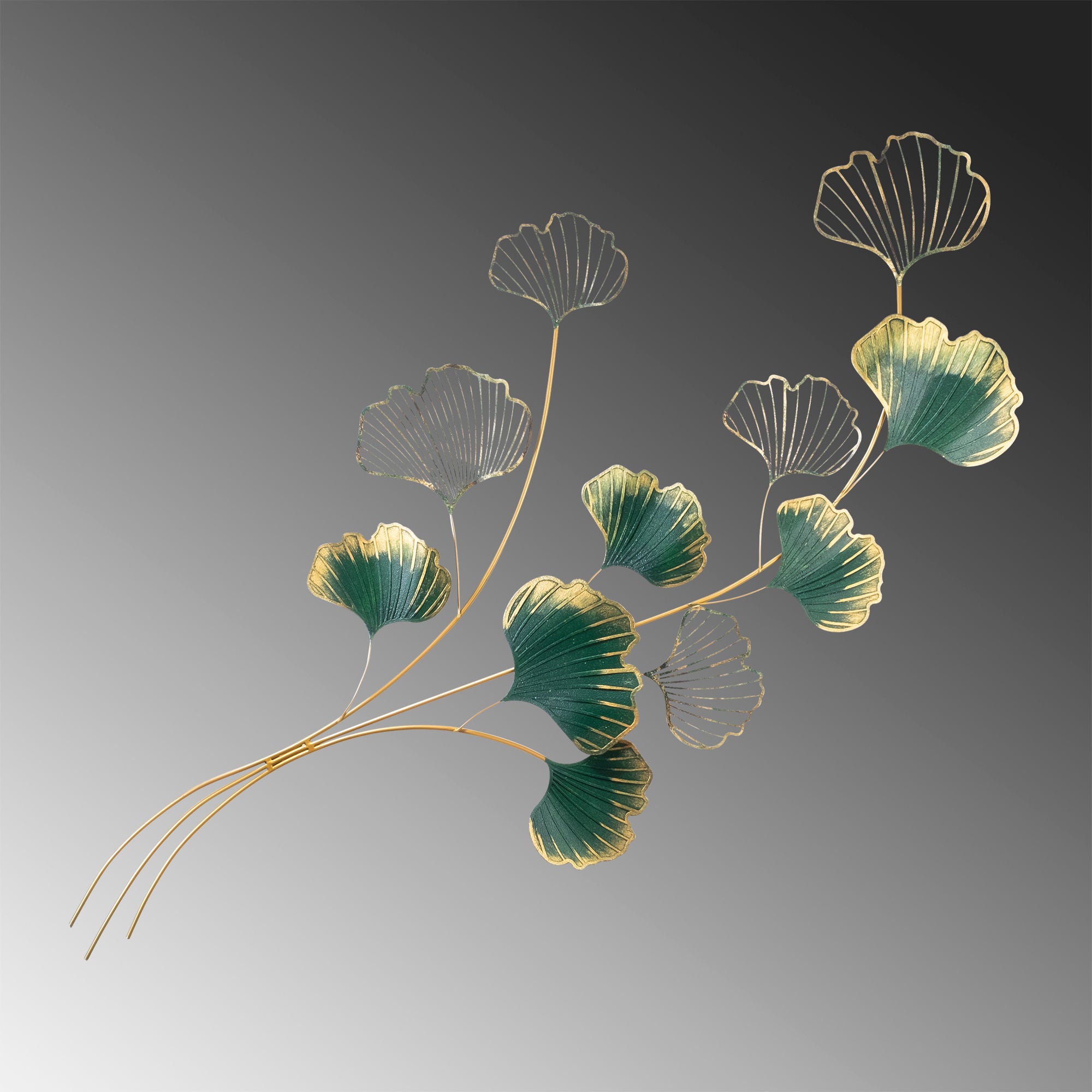 Acessório decorativo de parede – 120 x 4 x 100 cm – metal – 100% metal
