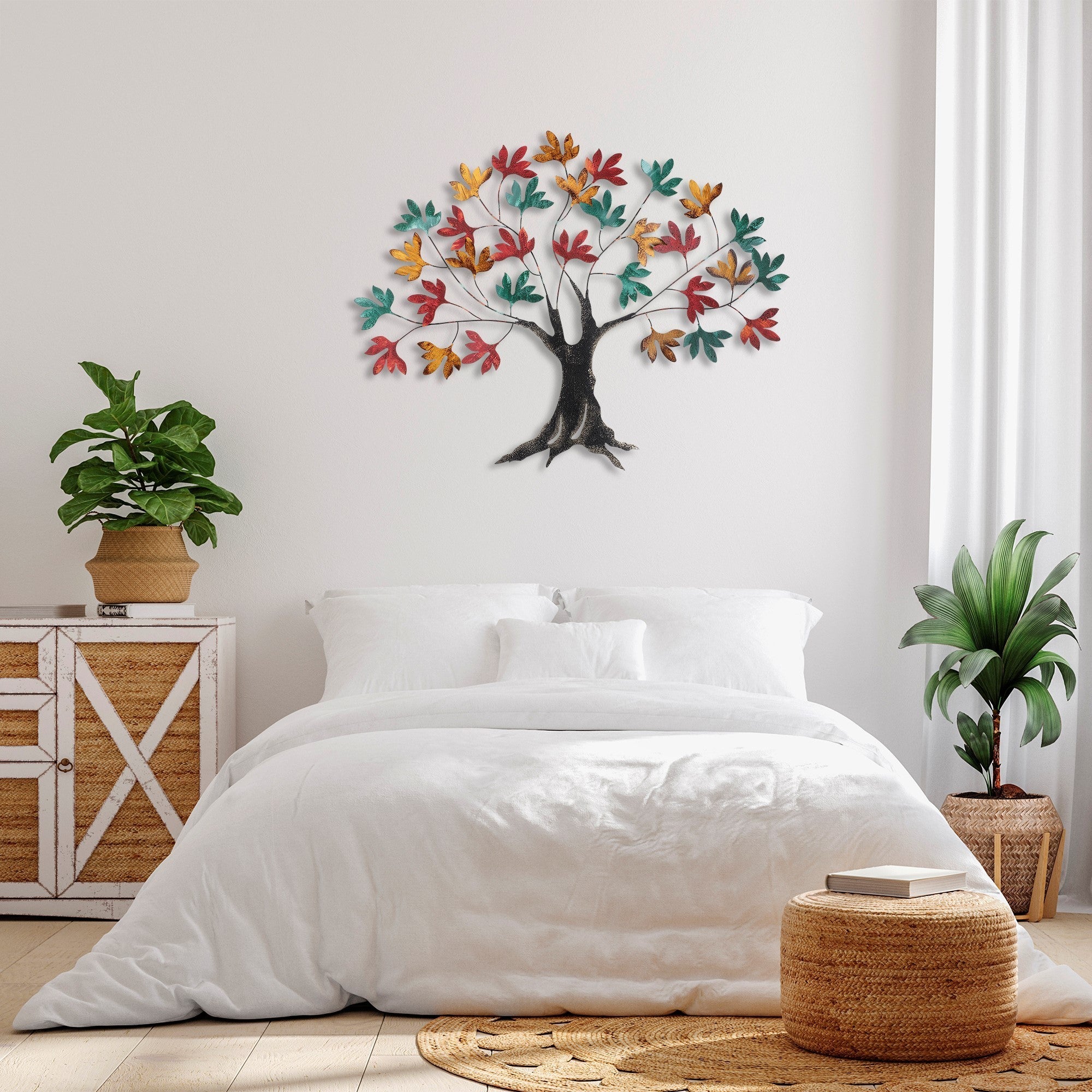 Acessório decorativo de parede em metal – 115 x 94 x 4 cm – metal