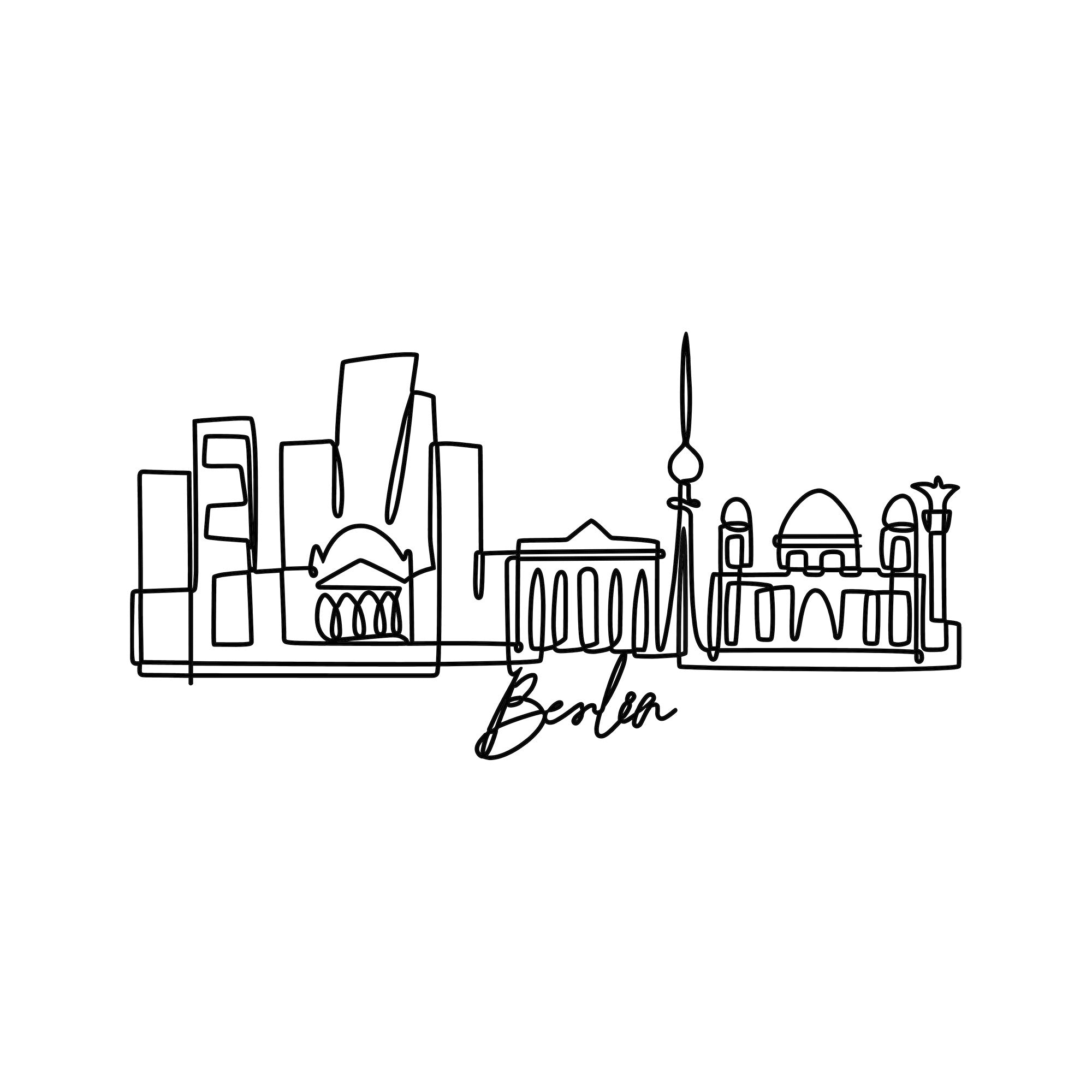 Acessório Decorativo de Parede Berlin - Metal Preto 120x60cm - Design Moderno para Transformar o Seu Espaço