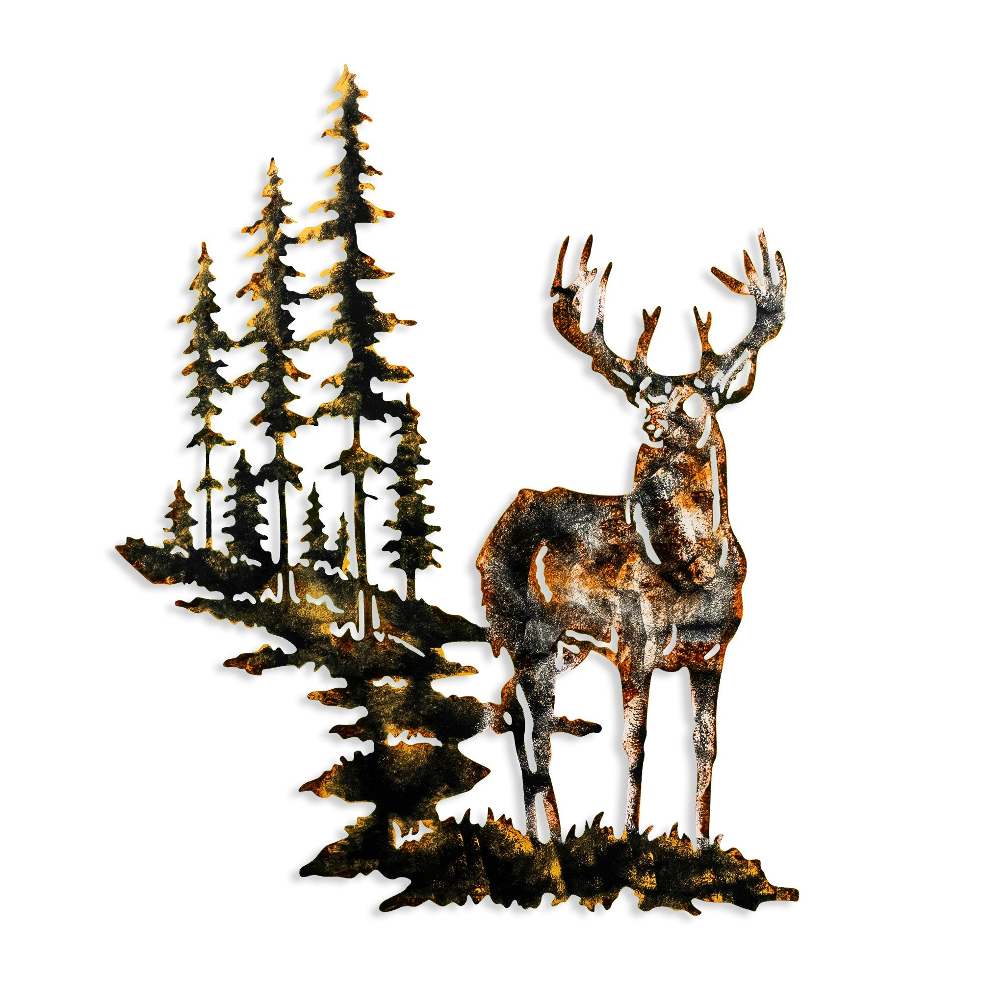 Acessório Decorativo de Parede em Metal – 65 x 79 cm – 100% metal