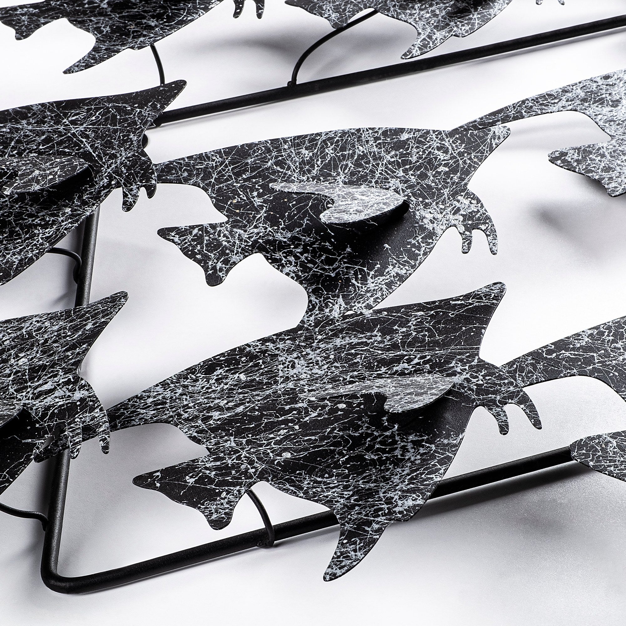 Acessório Decorativo de Parede Melek v2 3 em Metal Multicolor - Peça Artesanal 83x58cm
