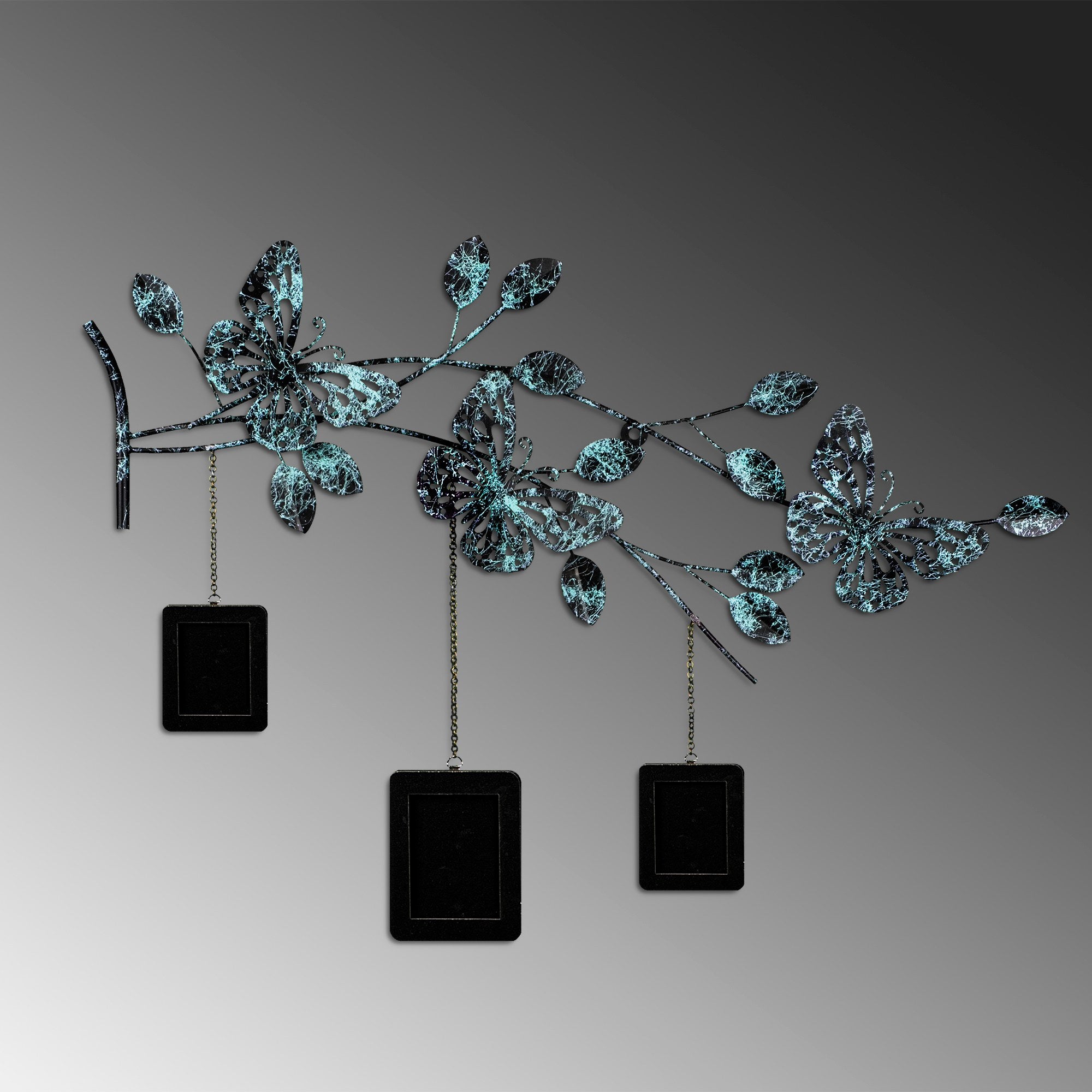 Acessório Decorativo de Parede Dalvere 3 - Metal Multicolor Artesanal 93x65cm