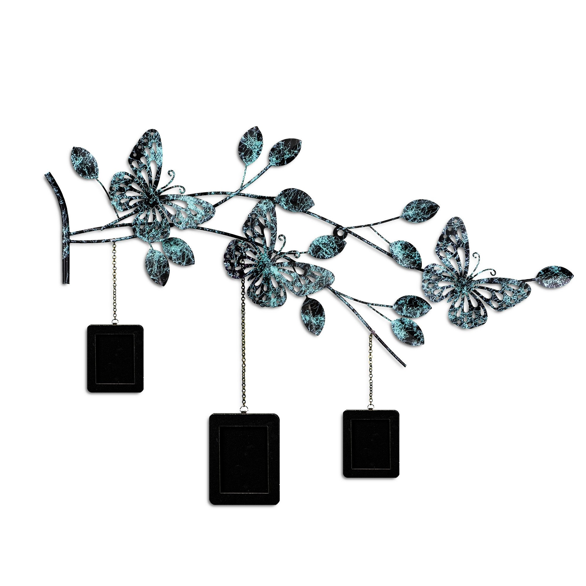 Acessório Decorativo de Parede Dalvere 3 - Metal Multicolor Artesanal 93x65cm