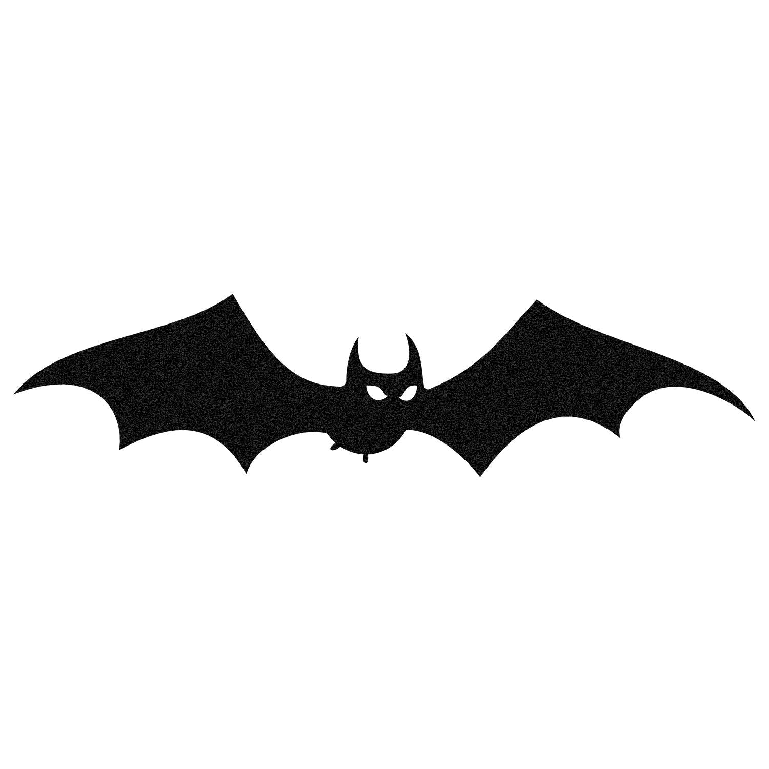Acessório Decorativo de Parede Halloween 12 em Metal Preto - 70x17cm