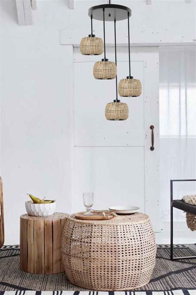 Candeeiro de Teto – 70 cm – Rattan