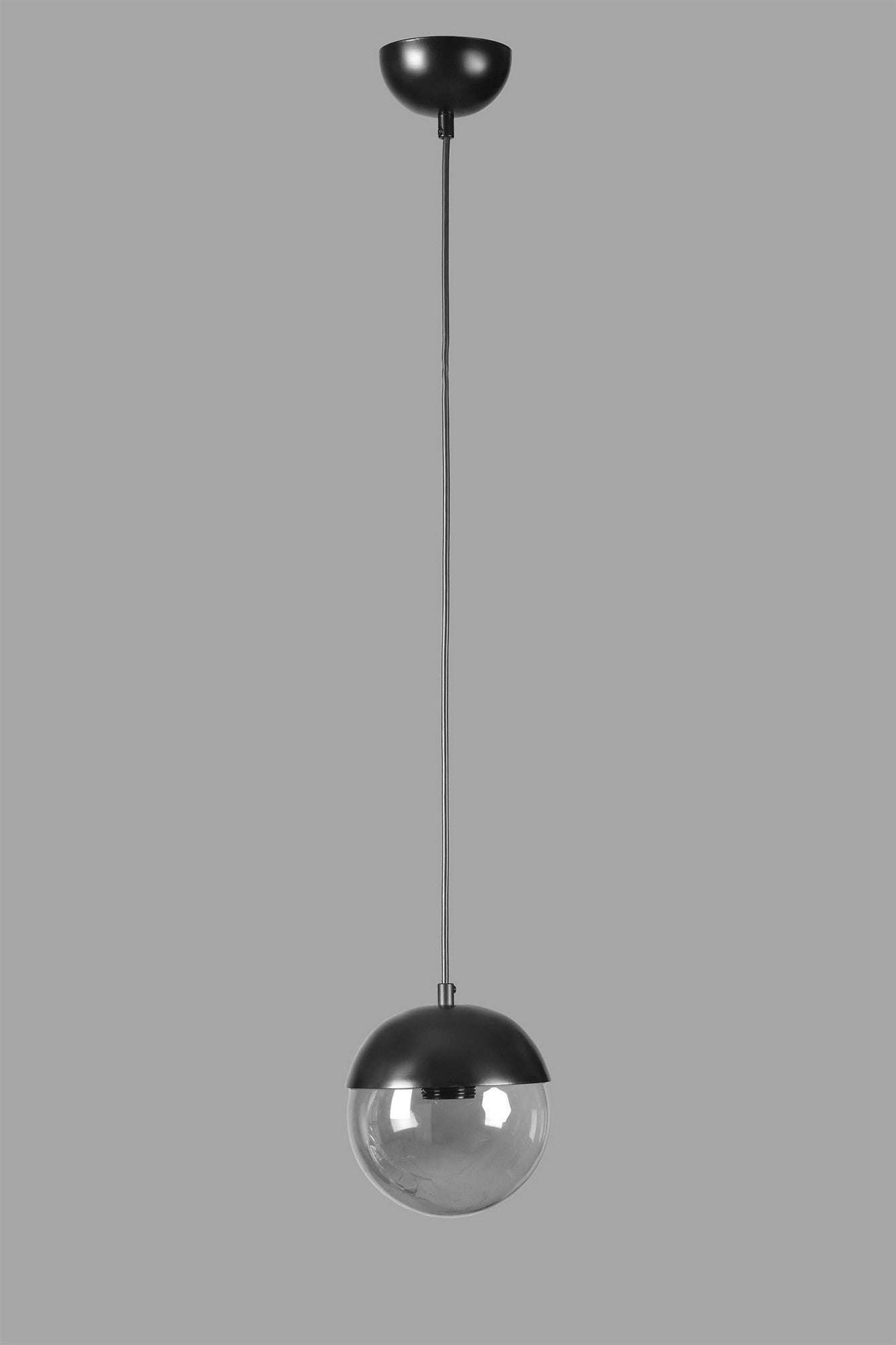 Candeeiro de Teto – 70 cm – Cinza Escuro – Metal