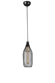 Candeeiro de Teto – 70 cm – Preto – Metal