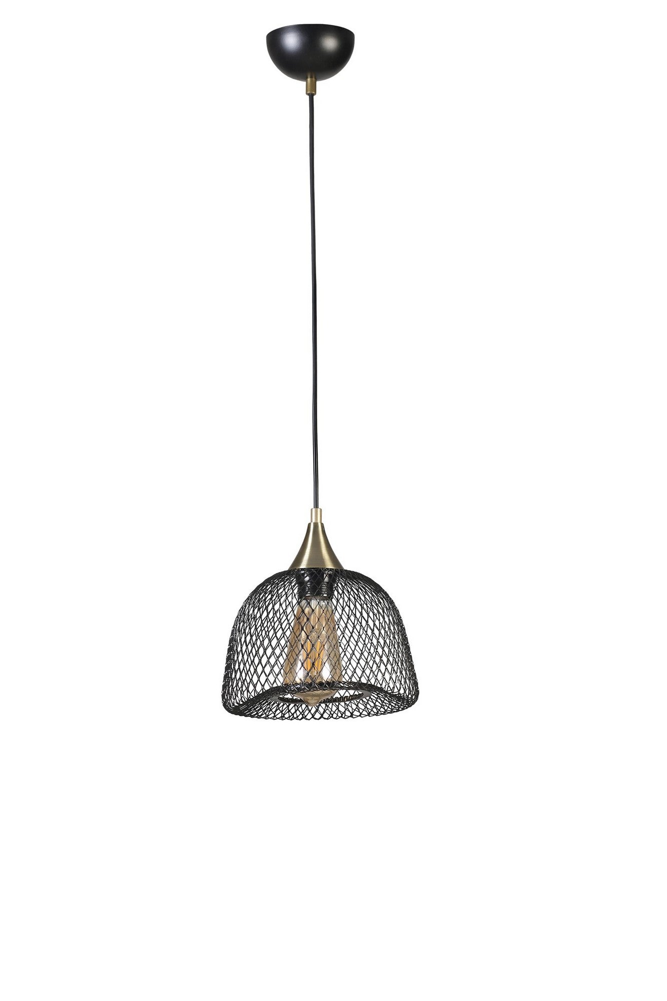 Candeeiro de Teto – 70 cm – Preto – Metal
