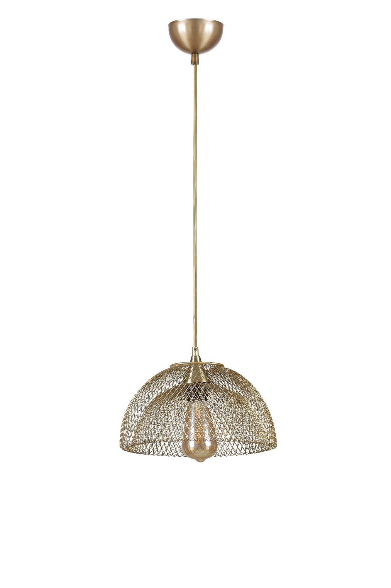 Candeeiro de Teto - 70 cm - Preto - Metal