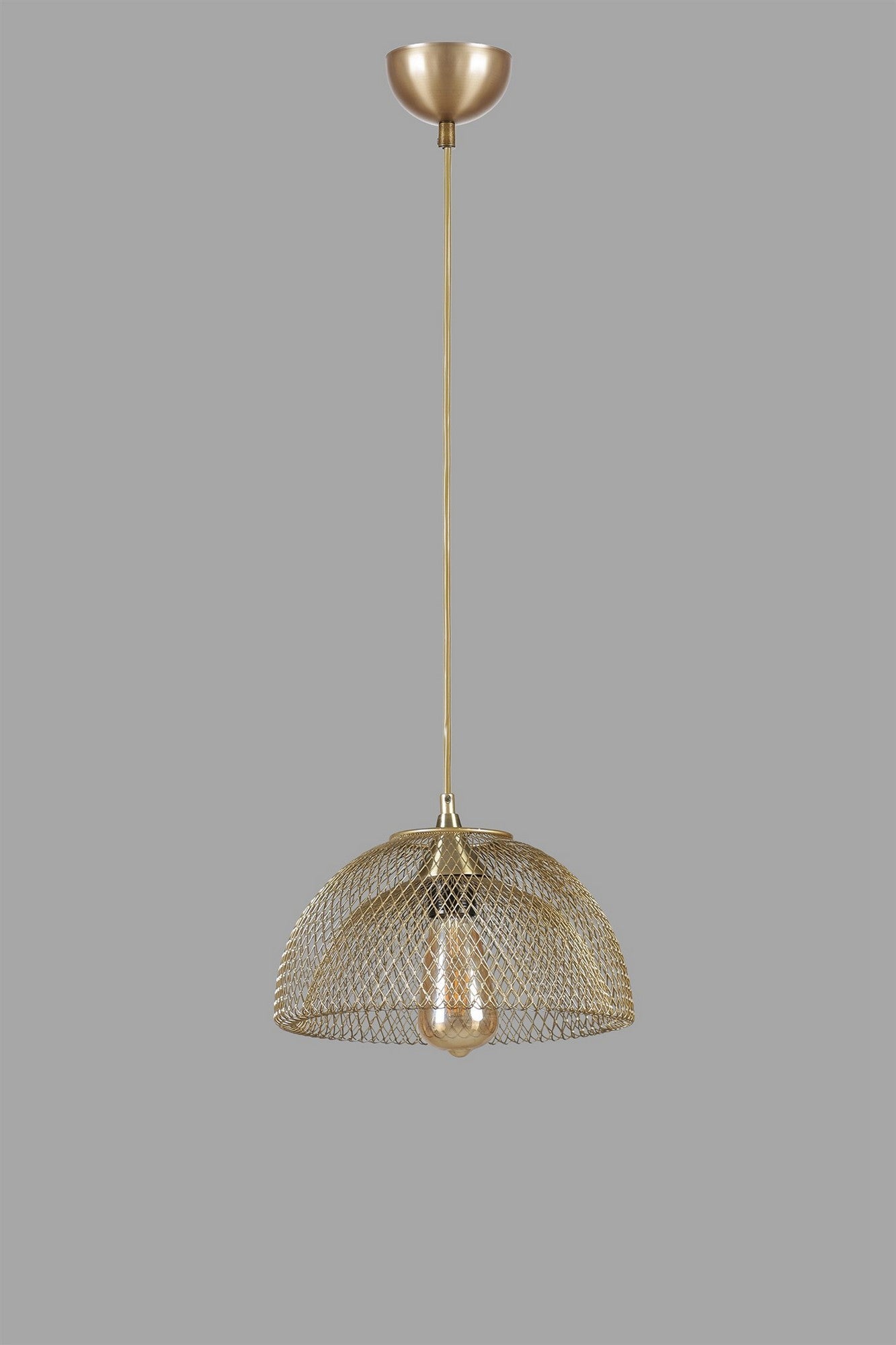 Candeeiro de Teto - 70 cm - Preto - Metal