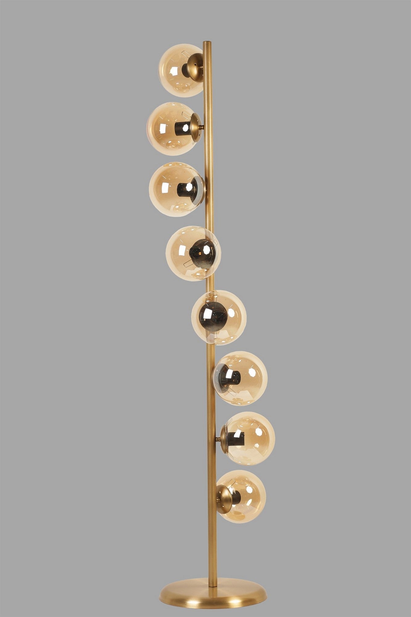 Candeeiro de Pé – 155 cm – Dourado – Metal