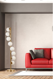 Candeeiro de Pé – 155 cm – Branco – Metal