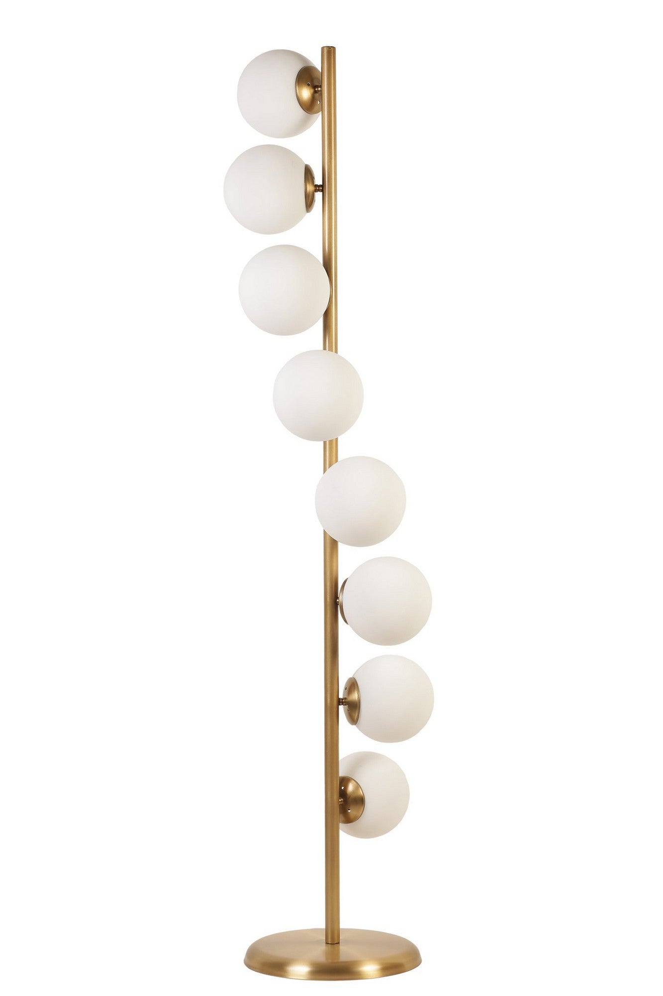 Candeeiro de Pé – 155 cm – Branco – Metal