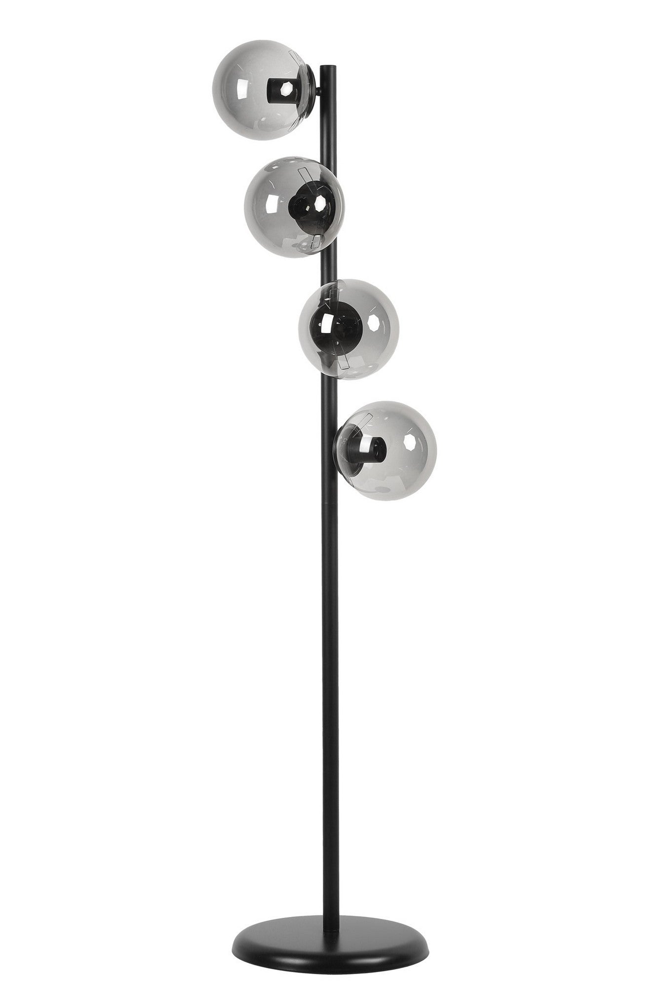 Candeeiro de Pé – 137 cm – Preto – Metal
