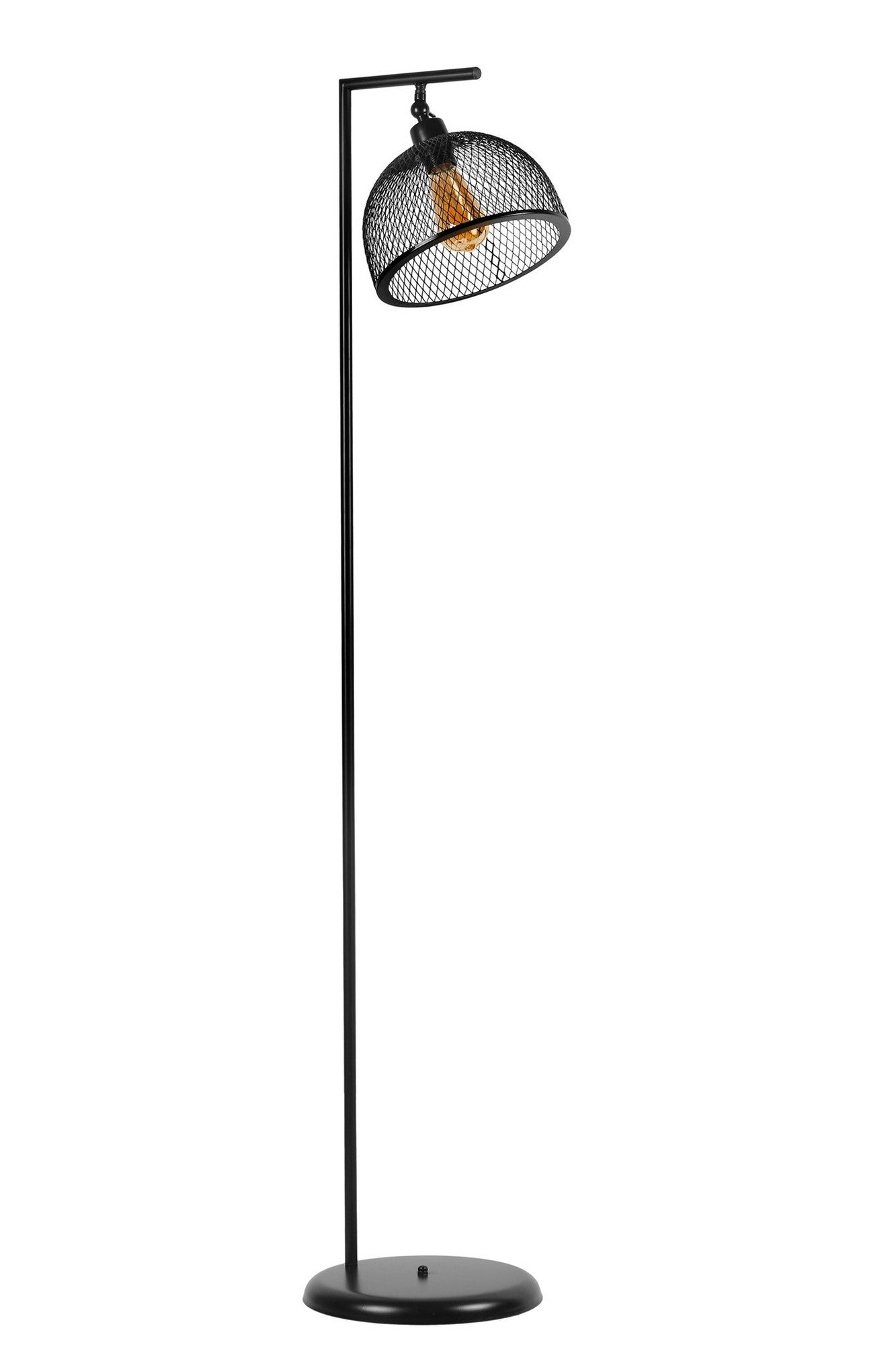 Candeeiro de Pé – 154 cm – Preto – Metal