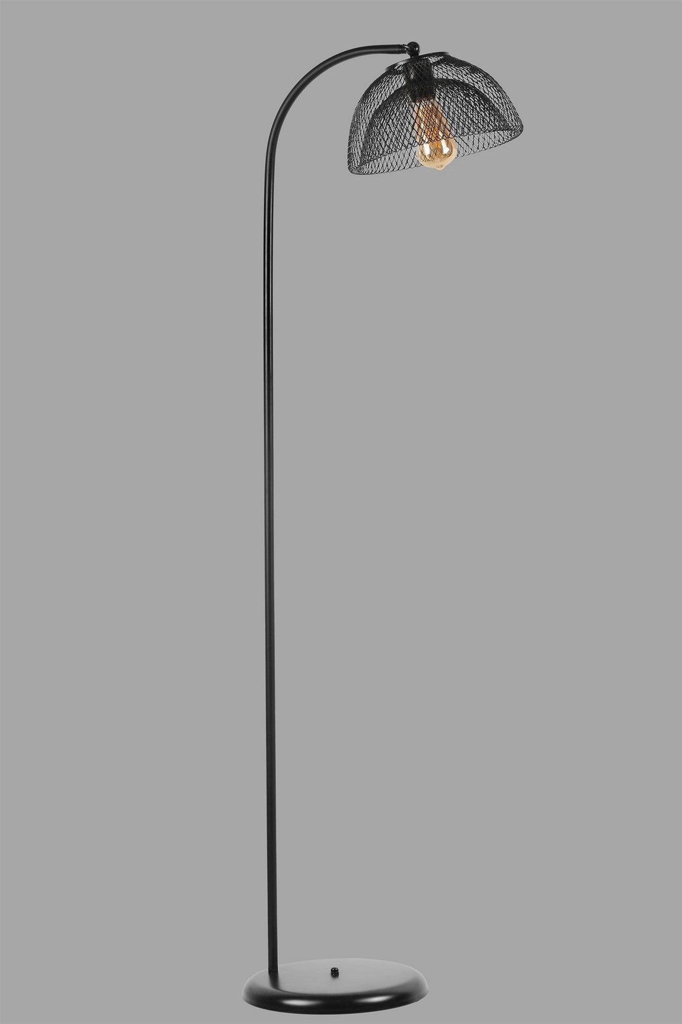 Candeeiro de Pé – 154 cm – Preto – Metal