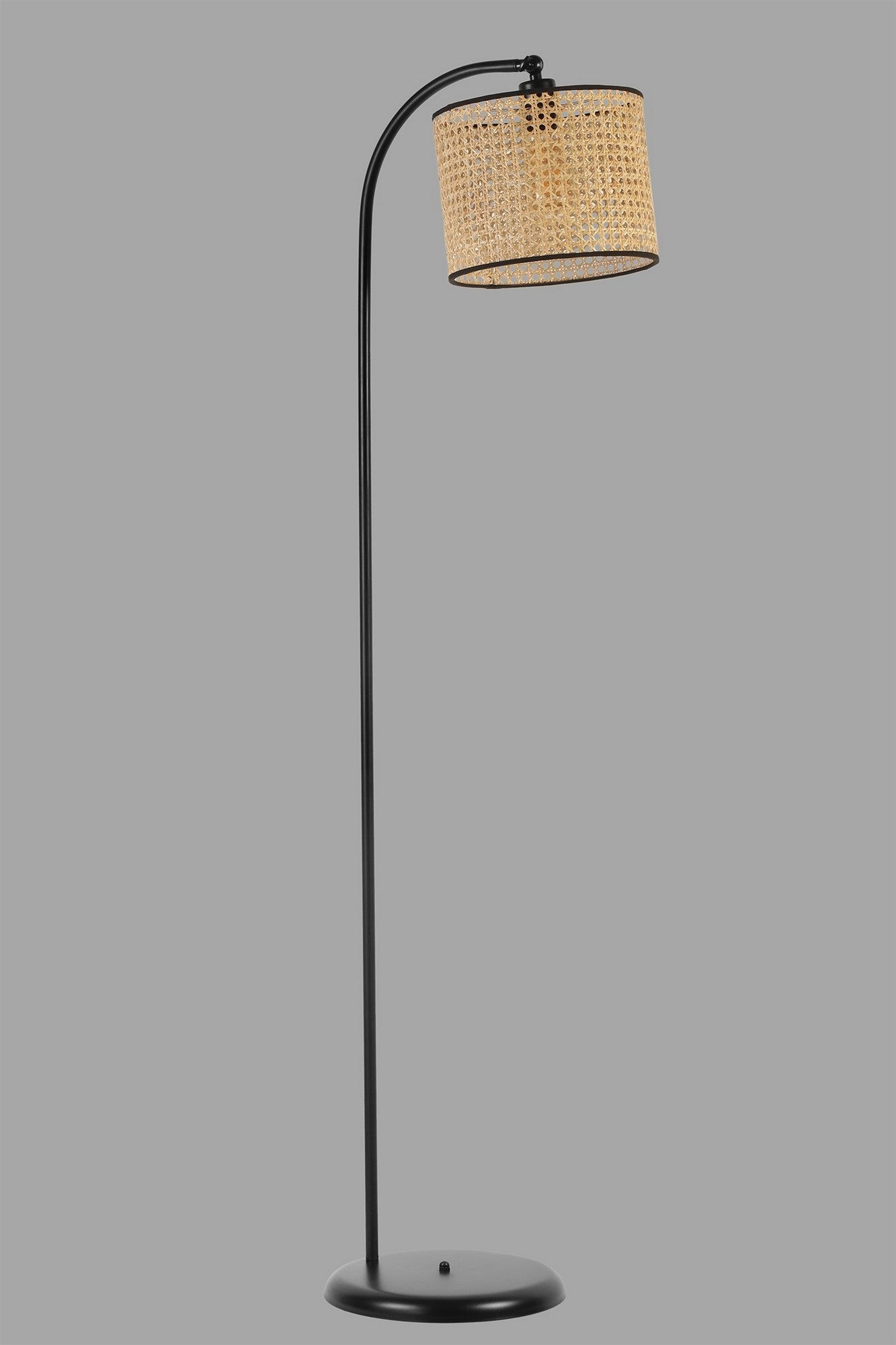 Candeeiro de Pé – 154 cm – Preto – Metal