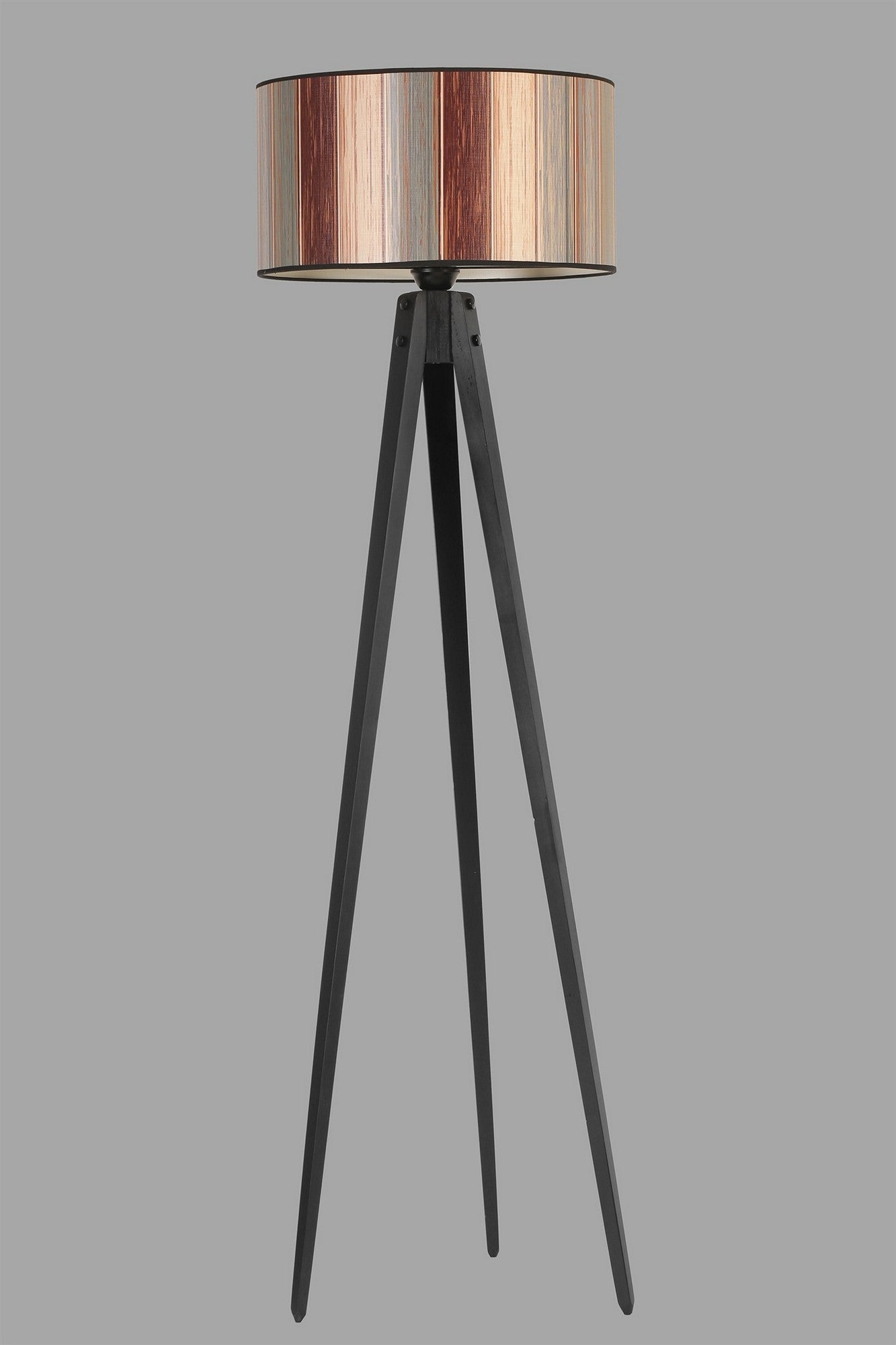 Candeeiro de Pé – 155 cm – Multicolorido – Madeira