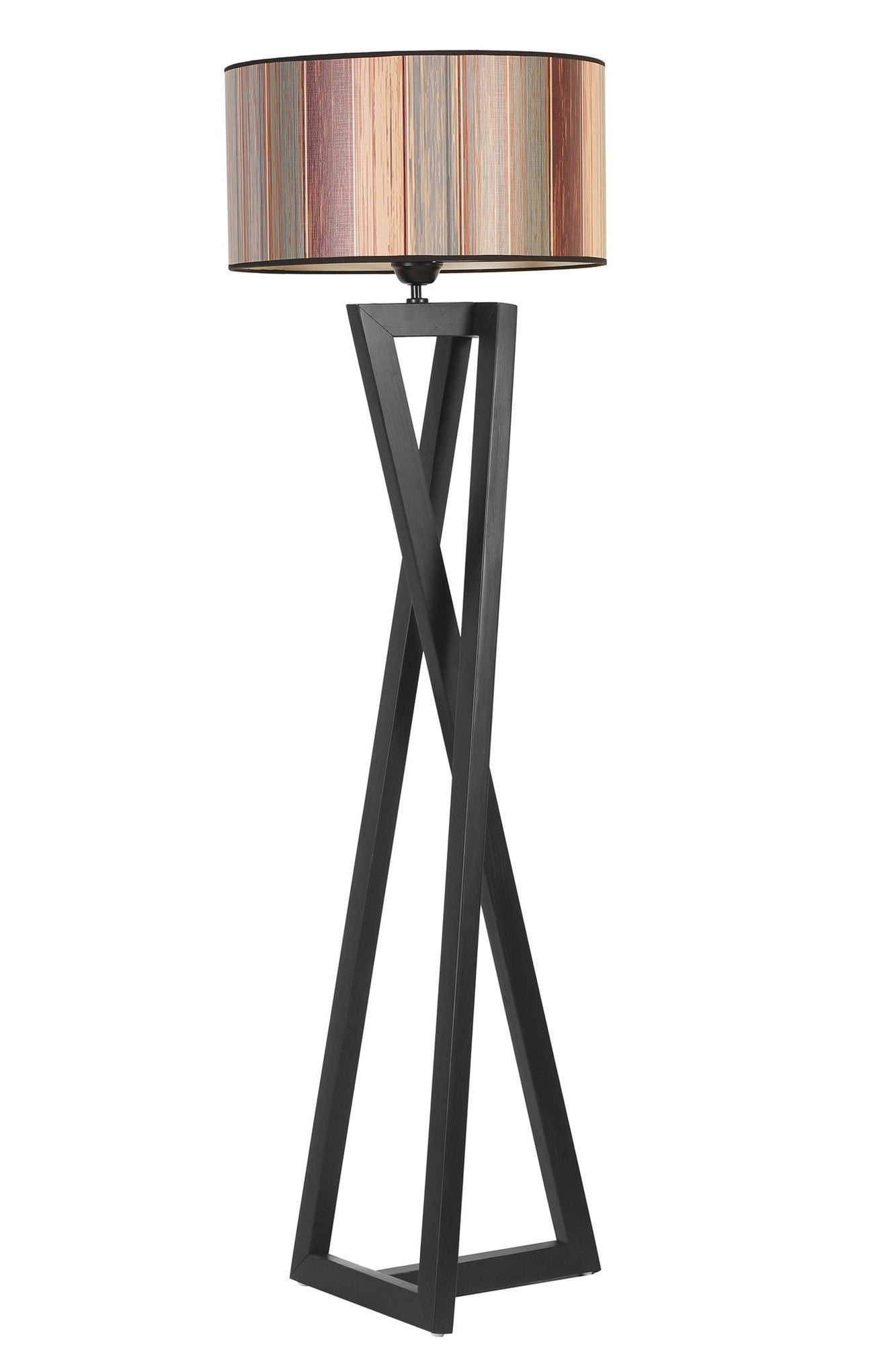 Candeeiro de Pé – 150 cm – Multicolorido – Madeira