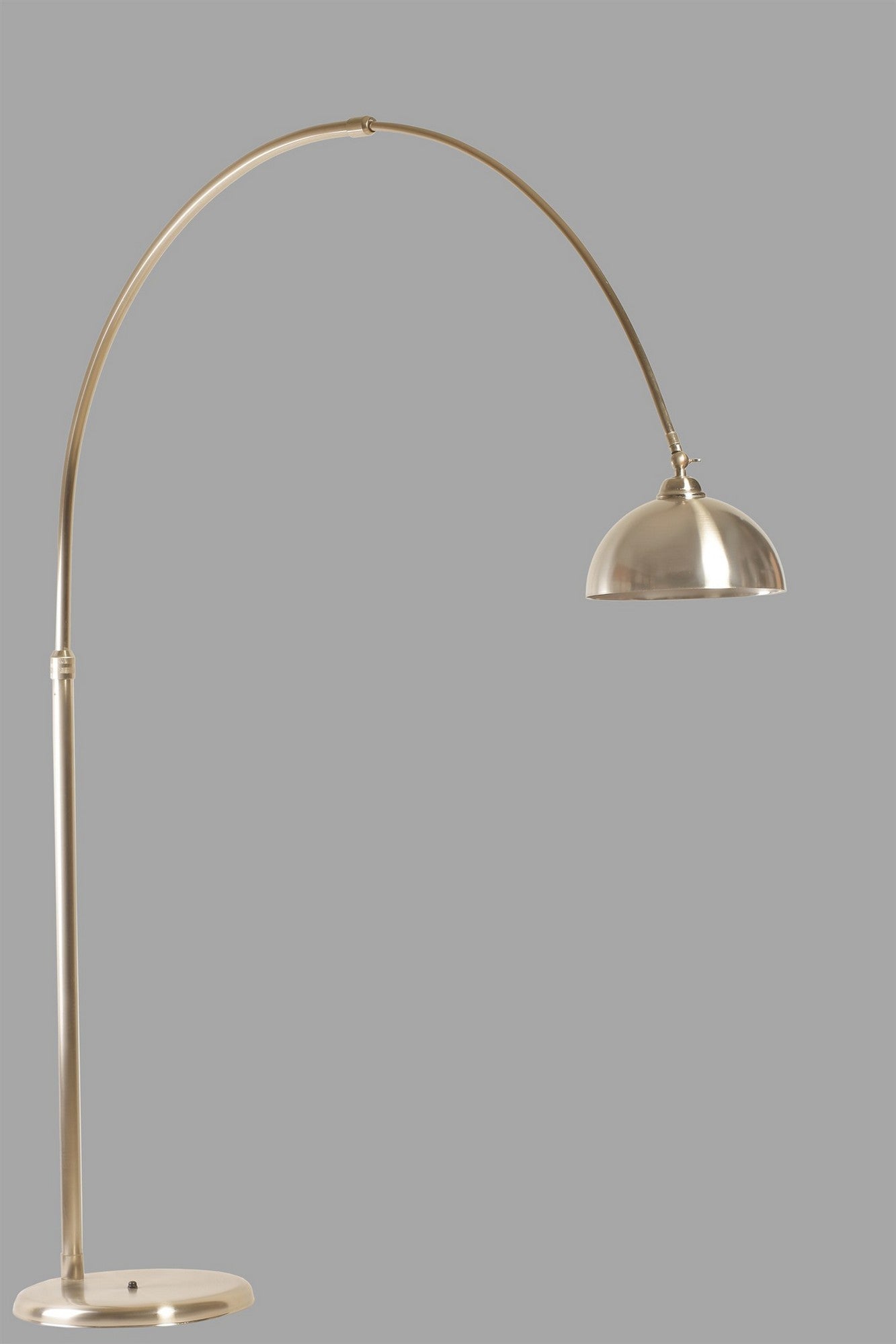 Candeeiro de Pé - Altura 173 cm - Cor Cromo - Material Metal