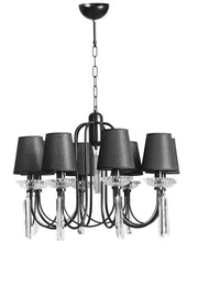 Candeeiro de Teto – 65 cm – Preto – Metal