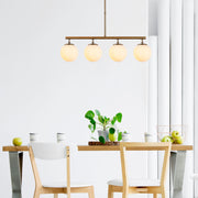 Candeeiro de Teto – 43-87 cm – Cobre – Metal e Vidro