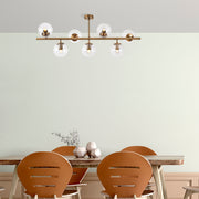 Candeeiro de Teto Vintage – 113 x 40 x 46 cm – Cor cobre – Metal