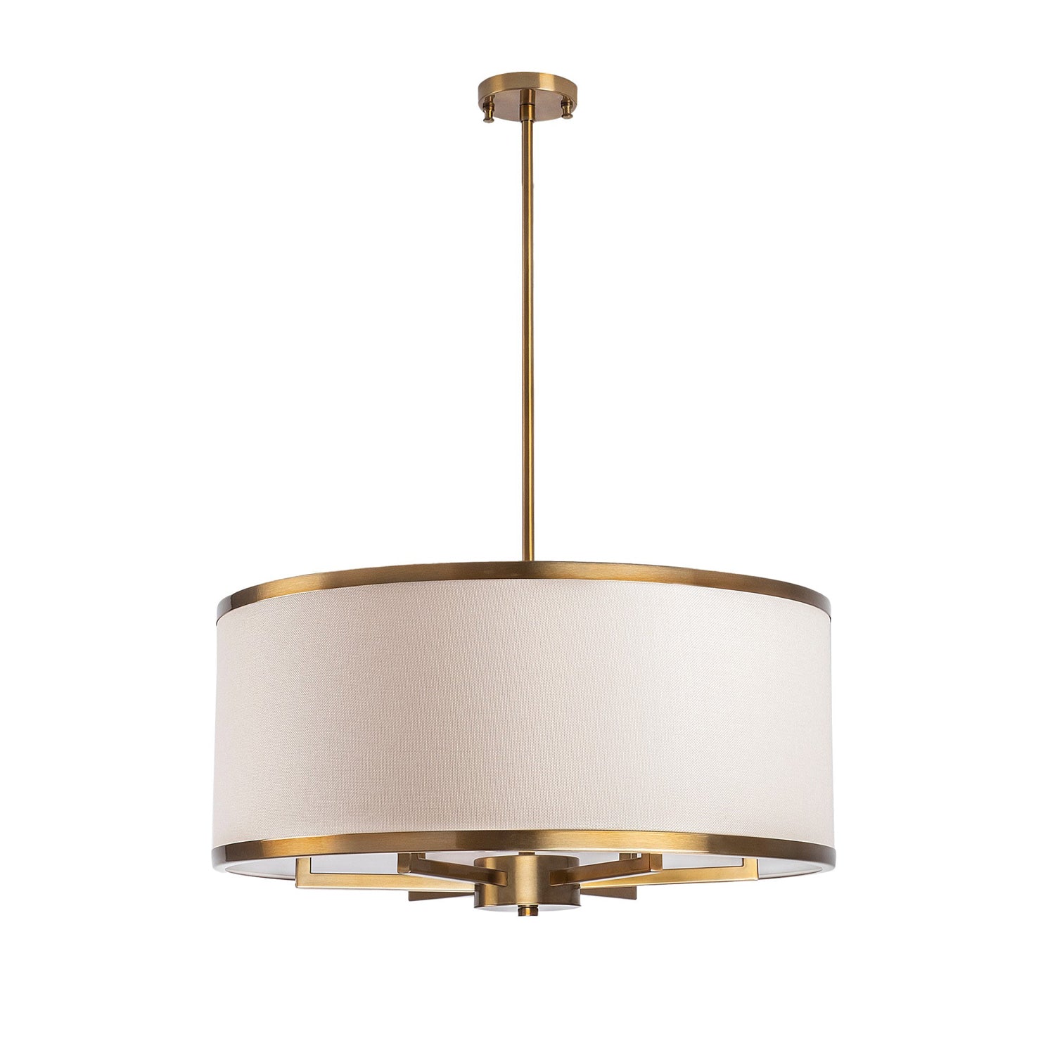 Candeeiro de Teto Vintage Elegante, Corpo em Metal, 60 x 60 x 83 cm | 6 Soquetes E27, Máx. 40 W | Design Glamouroso para Espaços Modernos, Classificação IP20