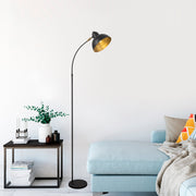 Candeeiro de Pé Elegante, Preta e Antiga, 162 cm de Altura | Corpo em Metal, Soquete E27, IP20 | Ideal para Decoração Moderna, Industrial e Escandinava