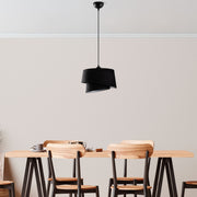 Candeeiro de Teto – 30-120 cm – Preto – Metálico
