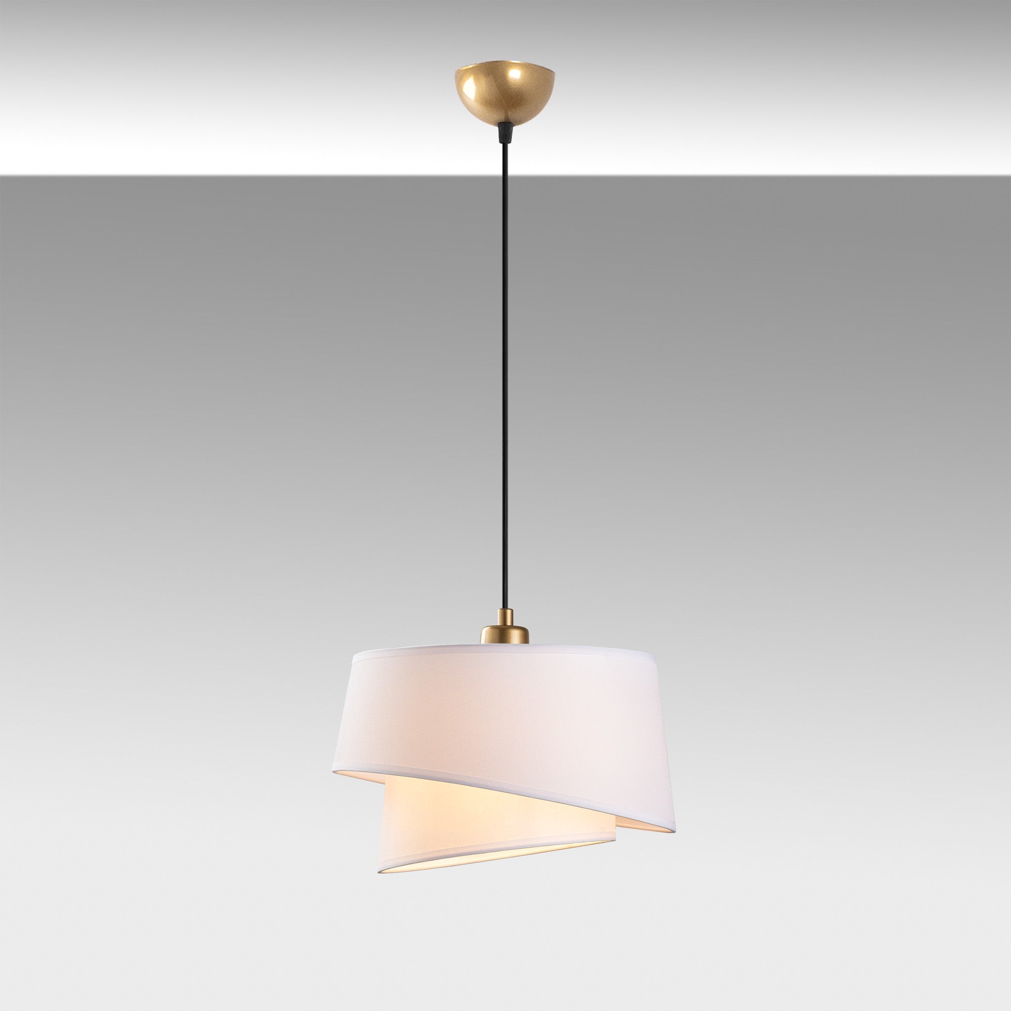 Candeeiro de Teto – Ajustável 30-120 cm – Branco – Metálico