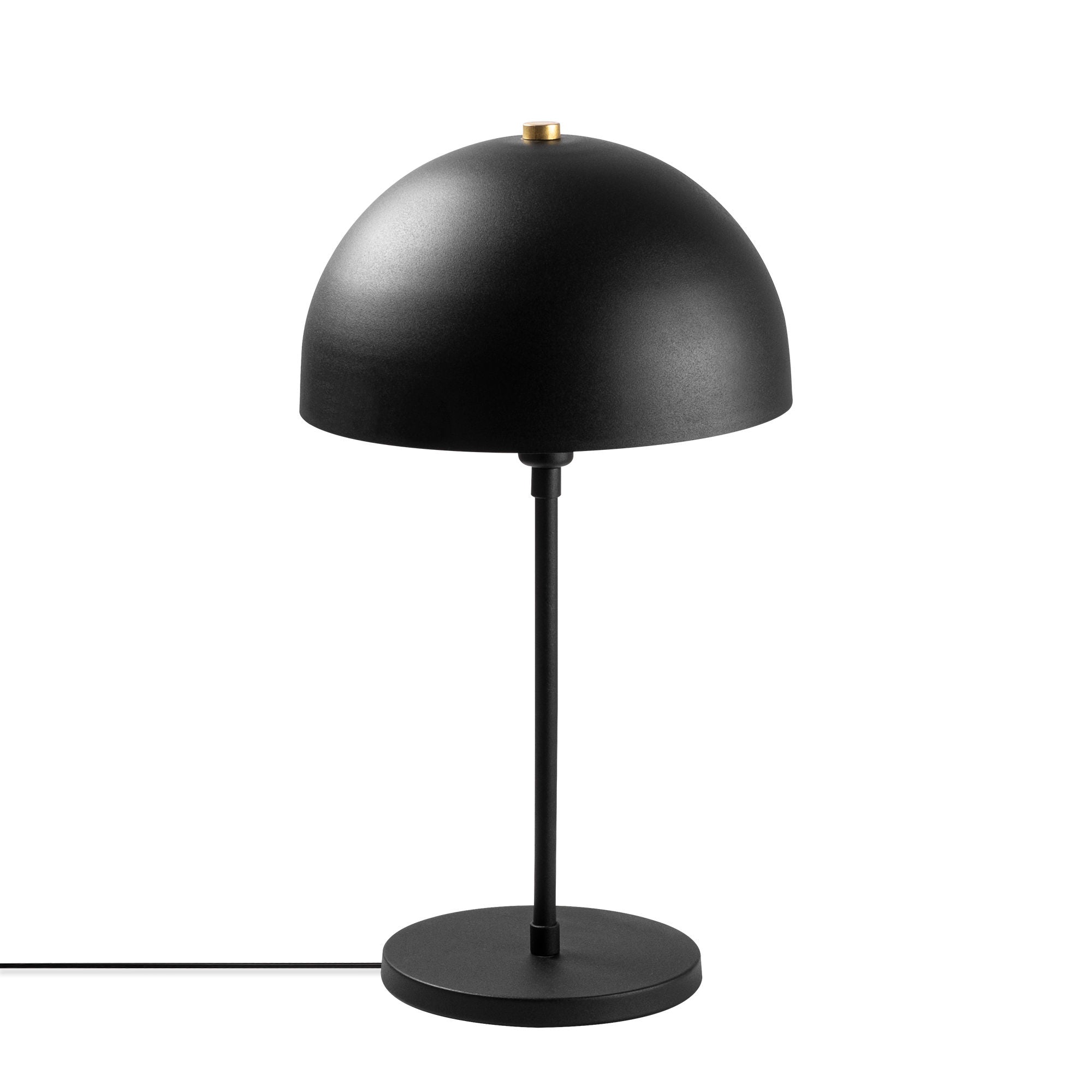 Candeeiro de Mesa Moderna com Corpo em Metal, Acabamento Preto e Antigo, 28 x 28 x 50 cm | Soquete E14, Cabo de 200 cm, Design Industrial Elegante para Casa e Escritório