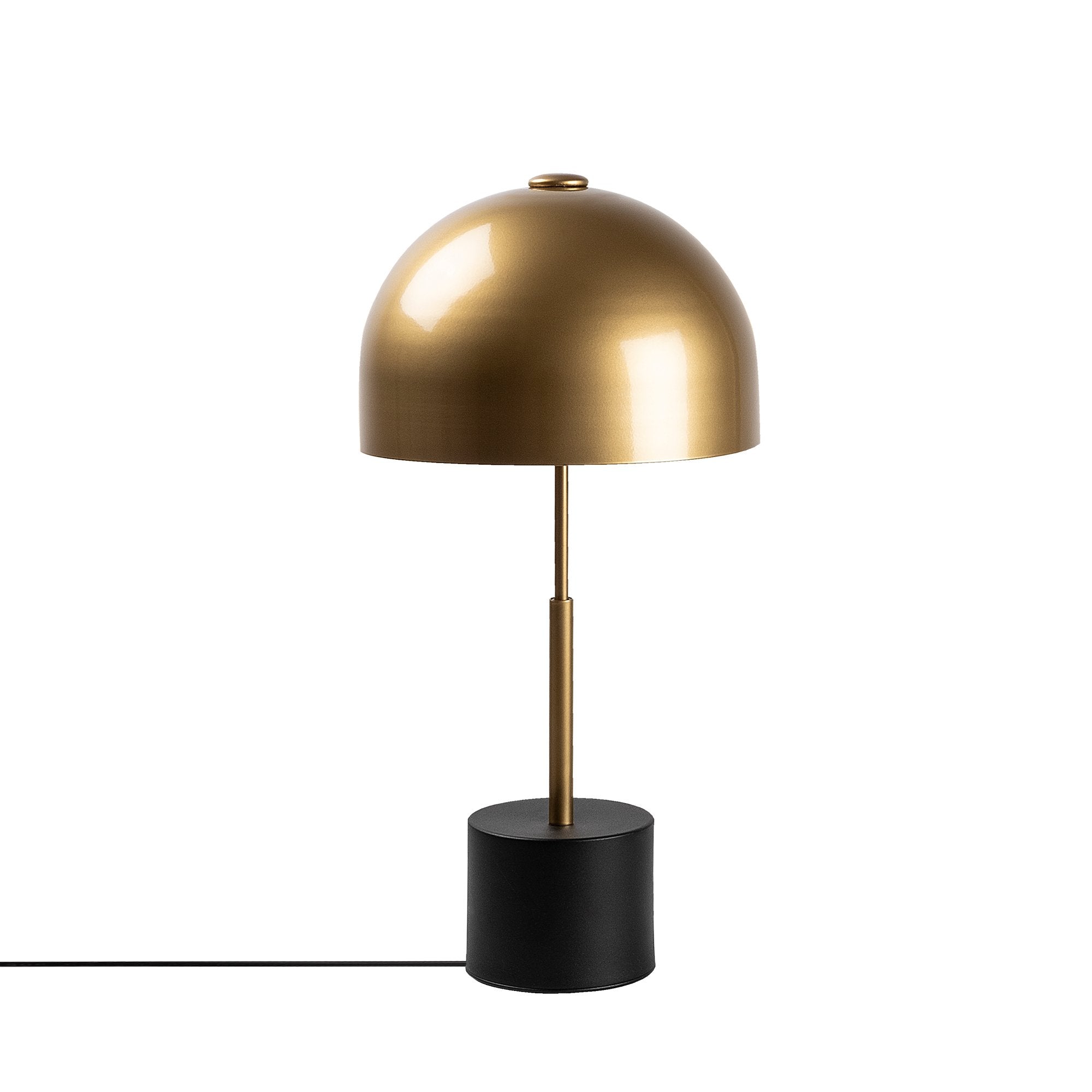 Candeeiro de Mesa Moderna com Corpo em Metal, Acabamento Preto e Antigo, 26 x 26 x 53 cm | Soquete E14, 40 W Máx., Cabo de 200 cm | Design Elegante, Glamouroso e Escandinavo