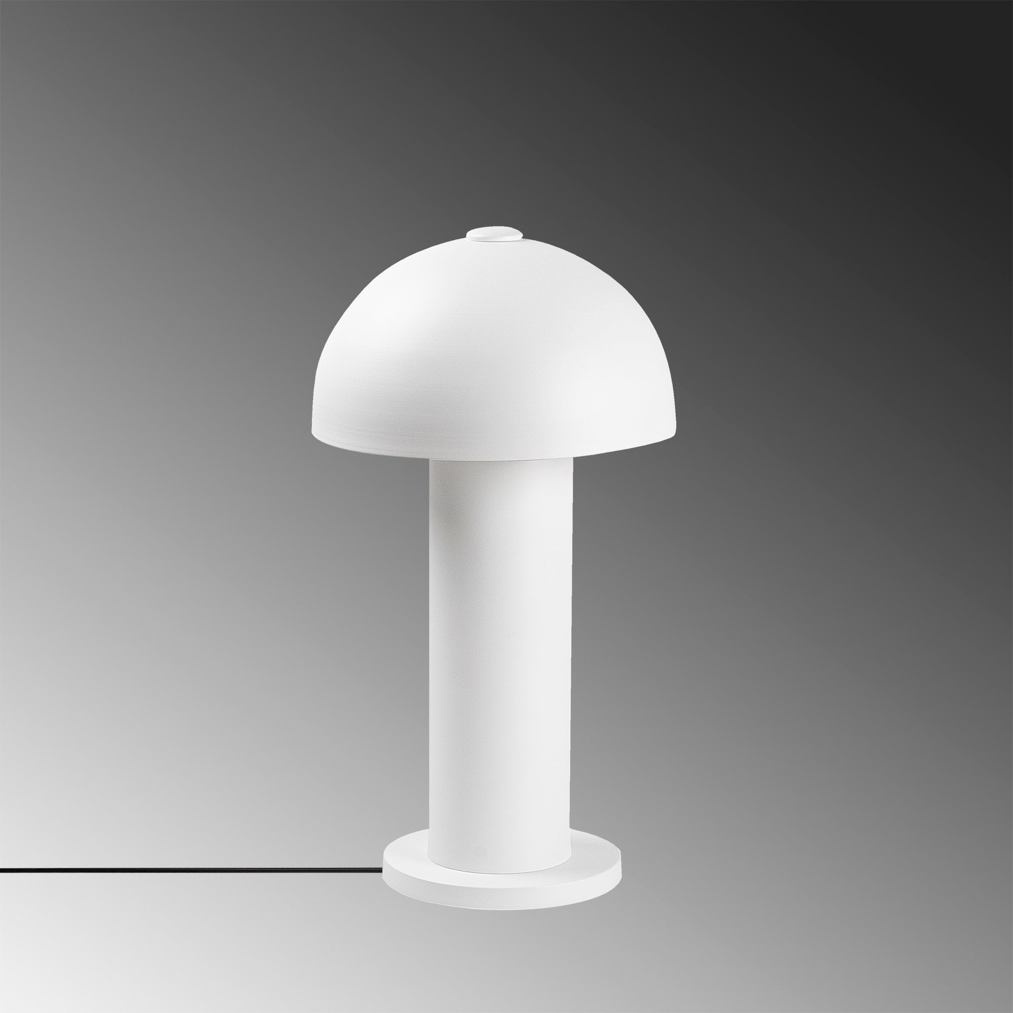 Candeeiro de Mesa Branca Moderna, Corpo em Metal, 26 x 26 x 49 cm | Soquete E14, 40 W Máx., IP20 | Design Escandinavo Elegante para Casa e Escritório