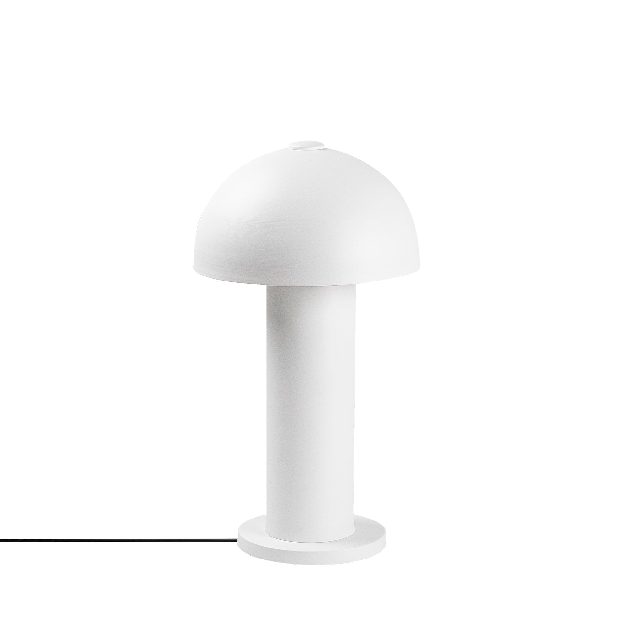 Candeeiro de Mesa Branca Moderna, Corpo em Metal, 26 x 26 x 49 cm | Soquete E14, 40 W Máx., IP20 | Design Escandinavo Elegante para Casa e Escritório