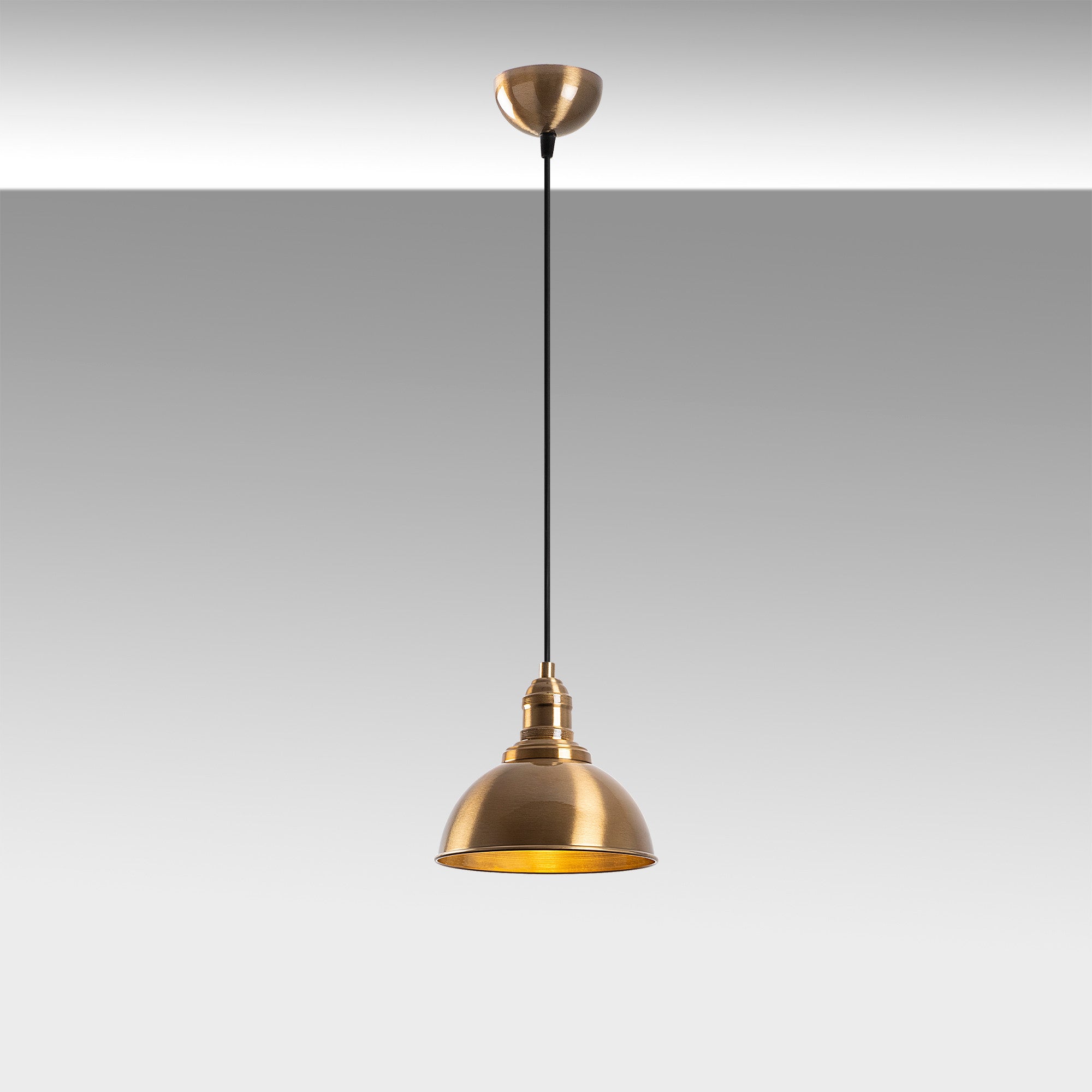 Candeeiro de Teto Vintage Elegante, Corpo em Metal, 21x21 cm, Altura 36-116 cm | Soquete E27, Máx. 15 W | Design Boêmio e Escandinavo para Interiores Elegantes