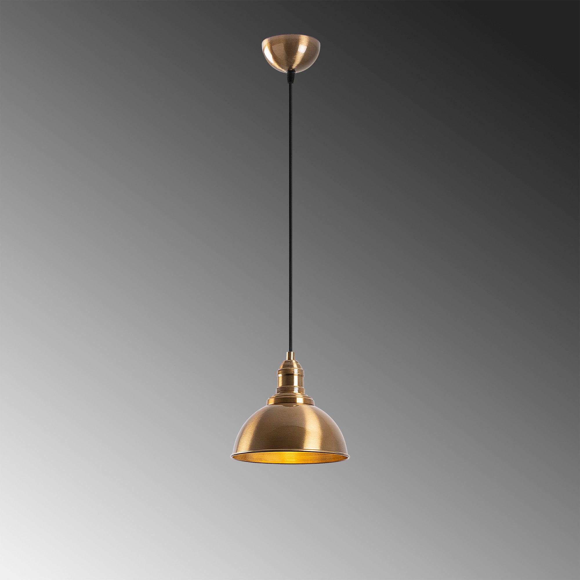 Candeeiro de Teto Vintage Elegante, Corpo em Metal, 21x21 cm, Altura 36-116 cm | Soquete E27, Máx. 15 W | Design Boêmio e Escandinavo para Interiores Elegantes
