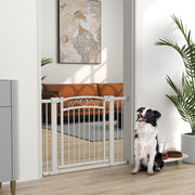 Barreira de Segurança Extensível – 76-102x77,5 cm – Branca – Aço