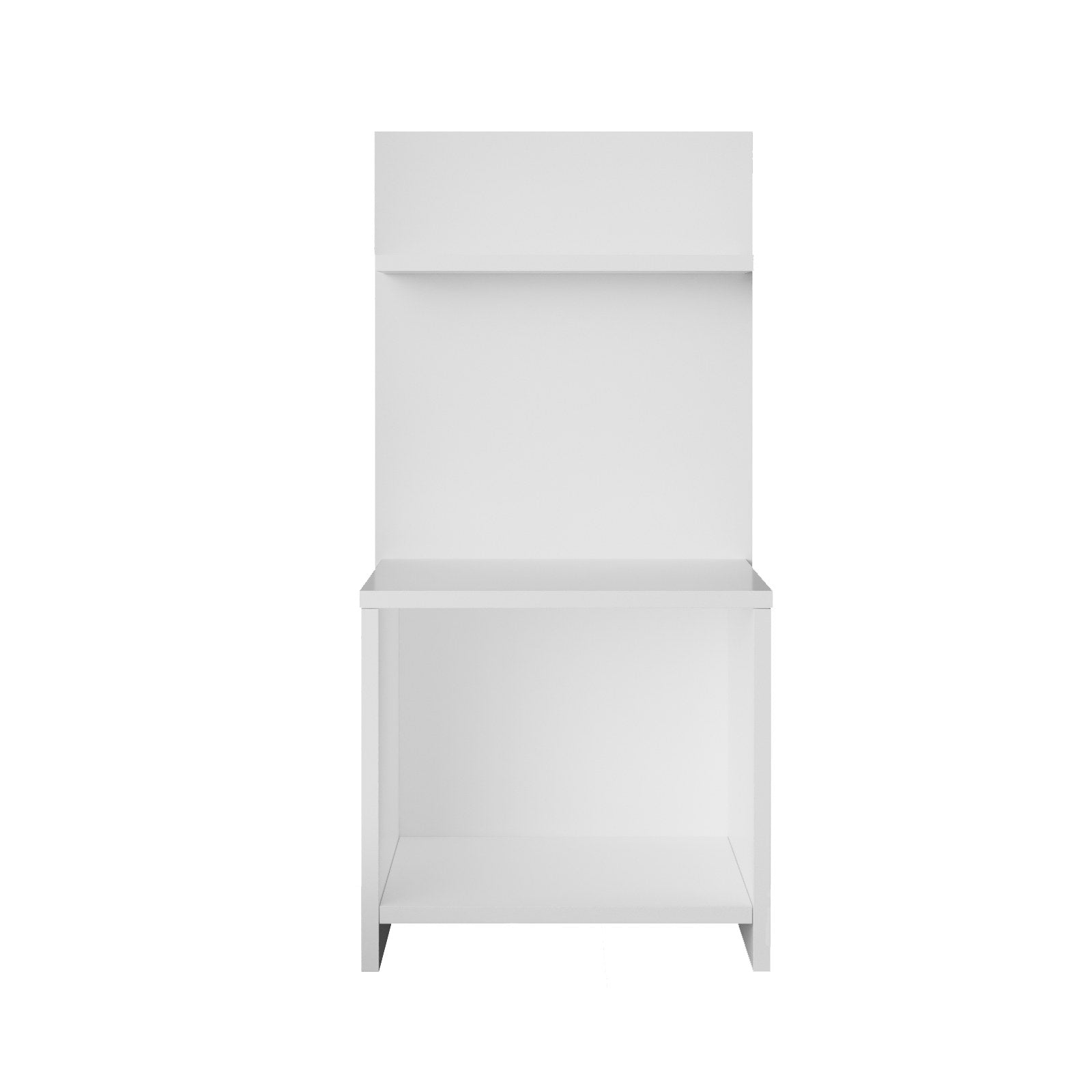 Mesa de Cabeceira Branca 90cm - Melamina Resistente com Design Moderno e Compacto